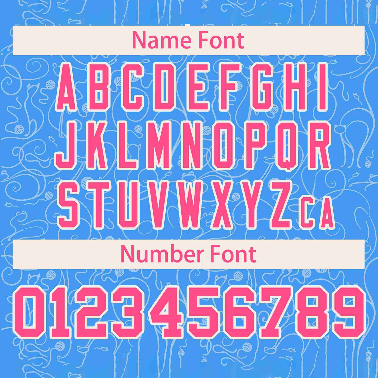Custom Powder Blue Cream Line Art Graffiti Pattern Design Authentic Baseball Jersey
