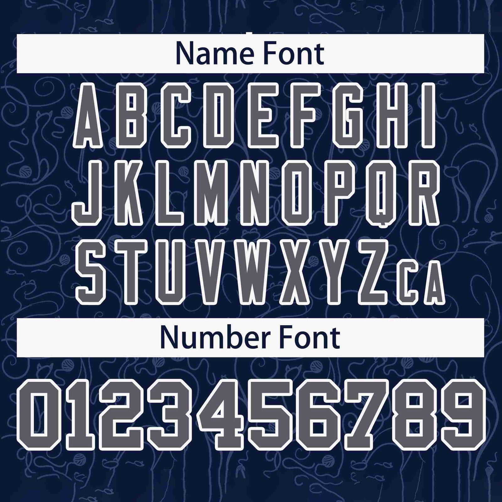 Custom Navy Gray Line Art Graffiti Pattern Design Authentic Baseball Jersey