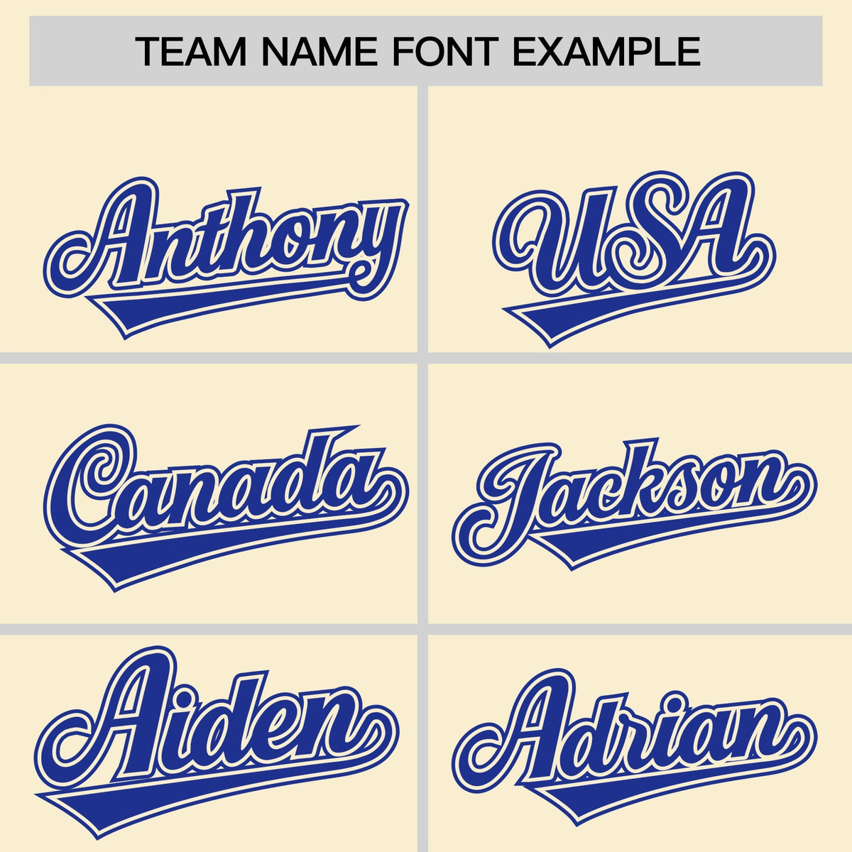 Custom Hockey Hoodie Jersey Cream Royal Blue Raglan Sleeves Lace-Up Neck Personal Name &amp; Number &amp; Logo