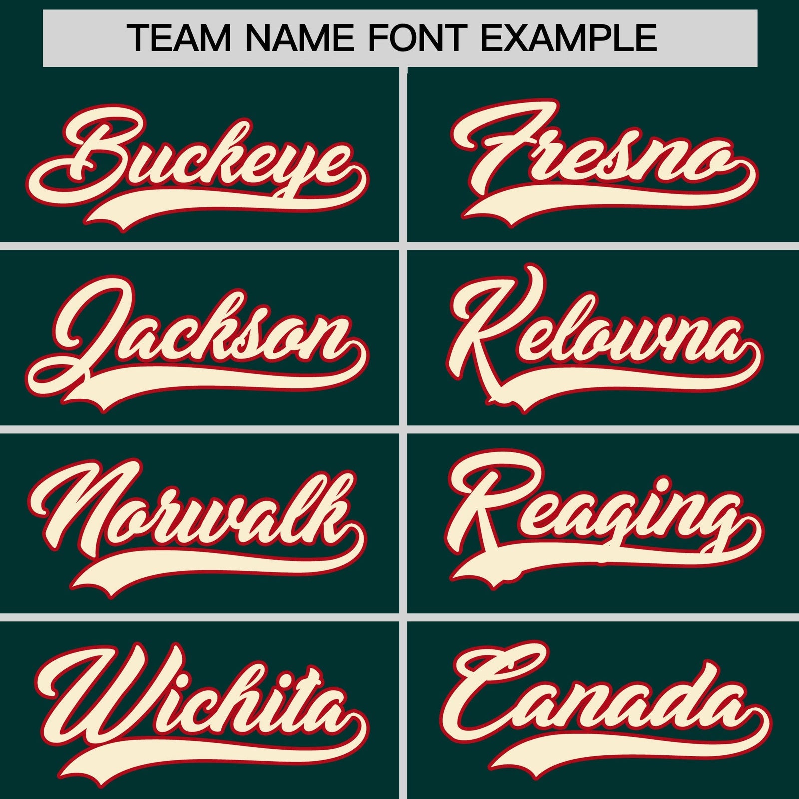 Custom Hockey Hoodie Jersey Midnight Green Red Classic Style Add Name,Number & Logo