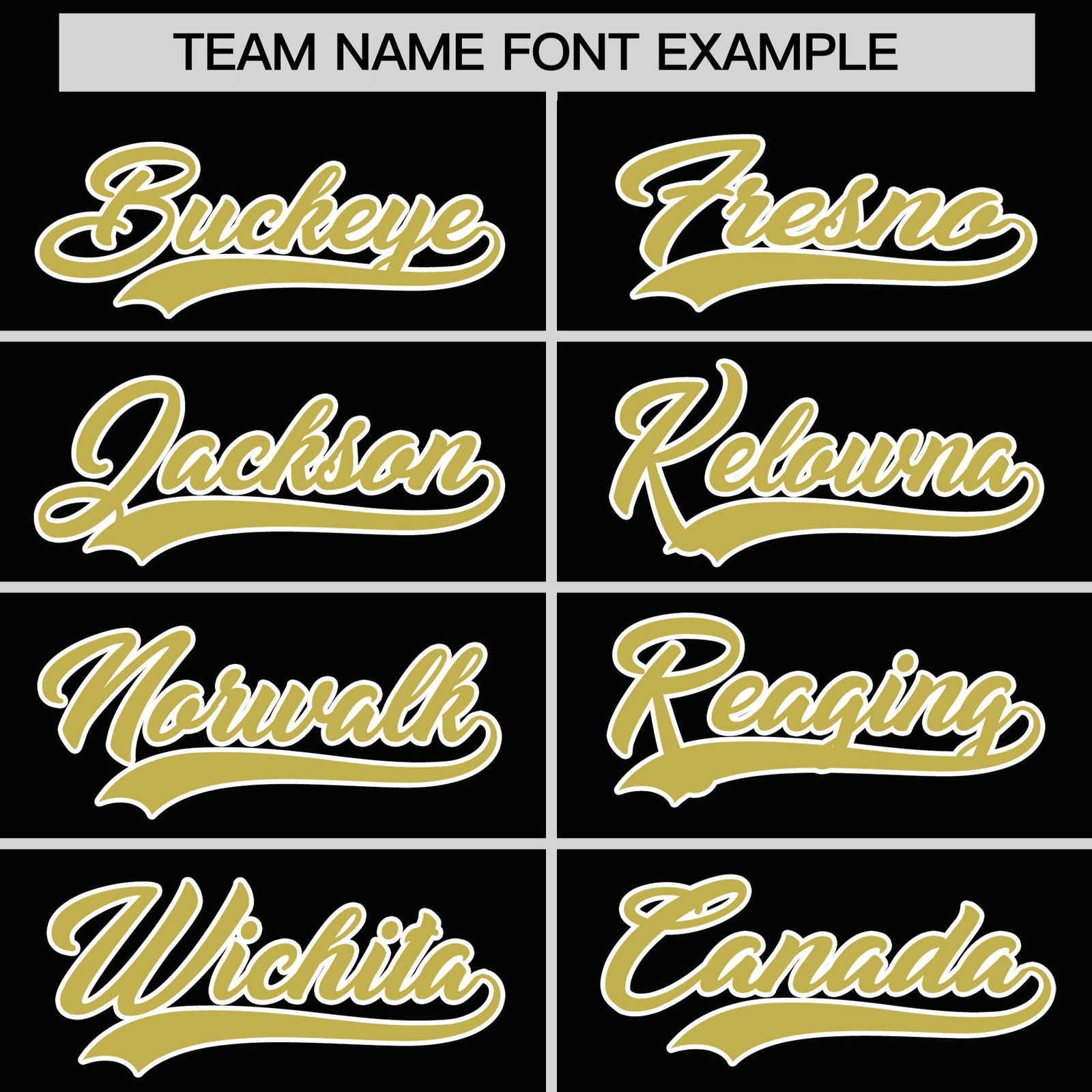 Custom Hockey Hoodie Jersey Black Old Gold Classic Style for Men&Youth
