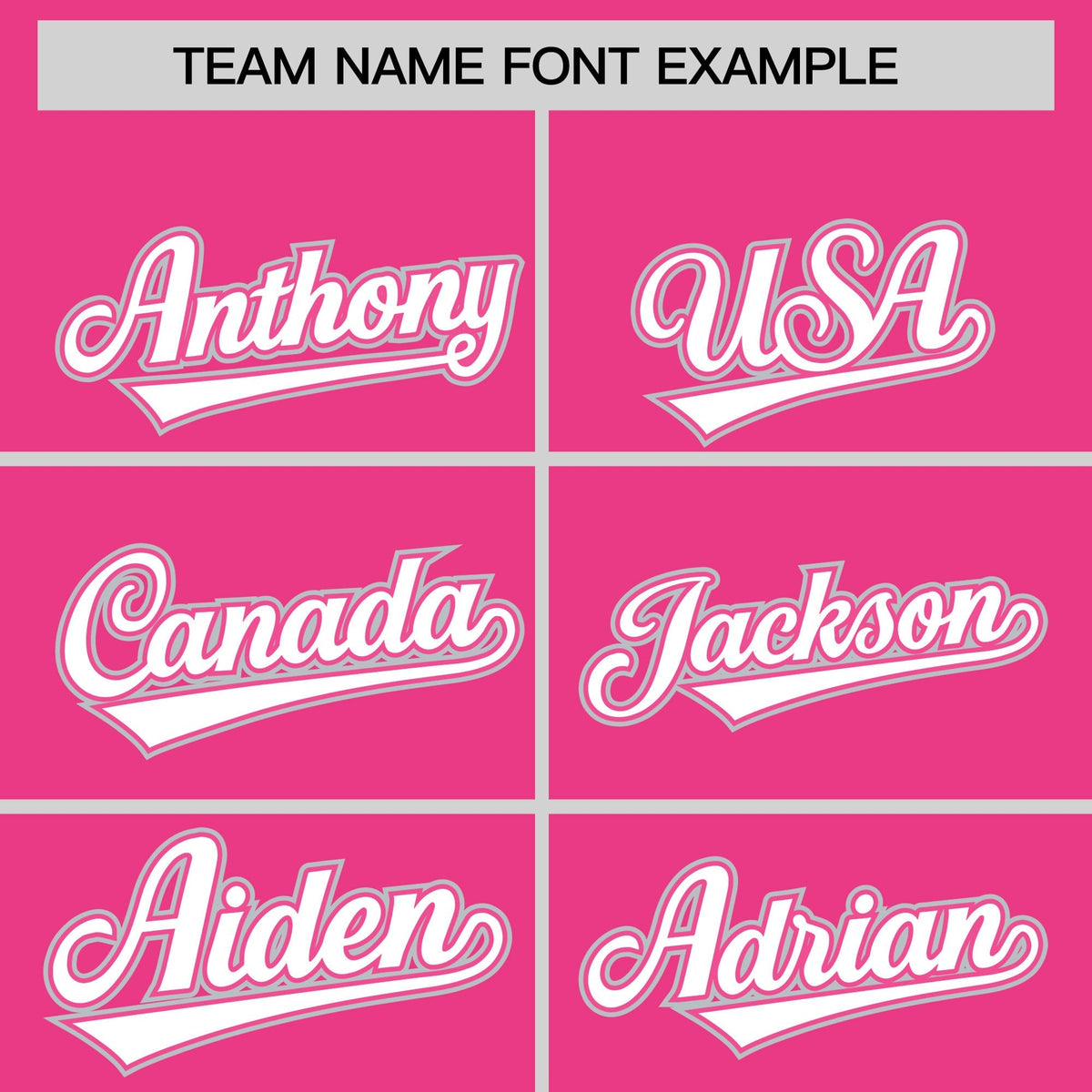 Custom Hockey Hoodie Jersey Pink Silver Classic Style Add Name,Number &amp; Logo