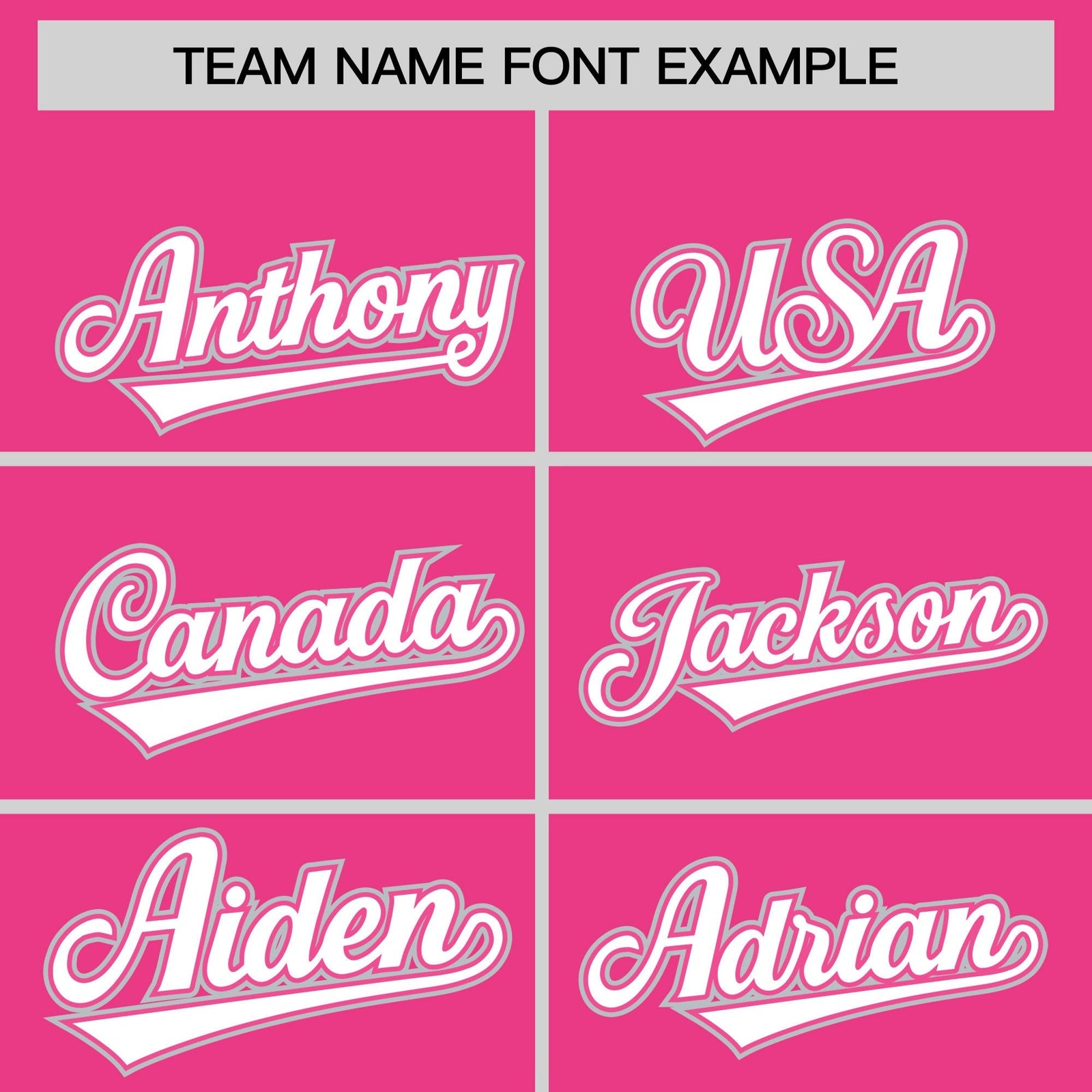 Custom Hockey Hoodie Jersey Pink Silver Classic Style Add Name,Number & Logo