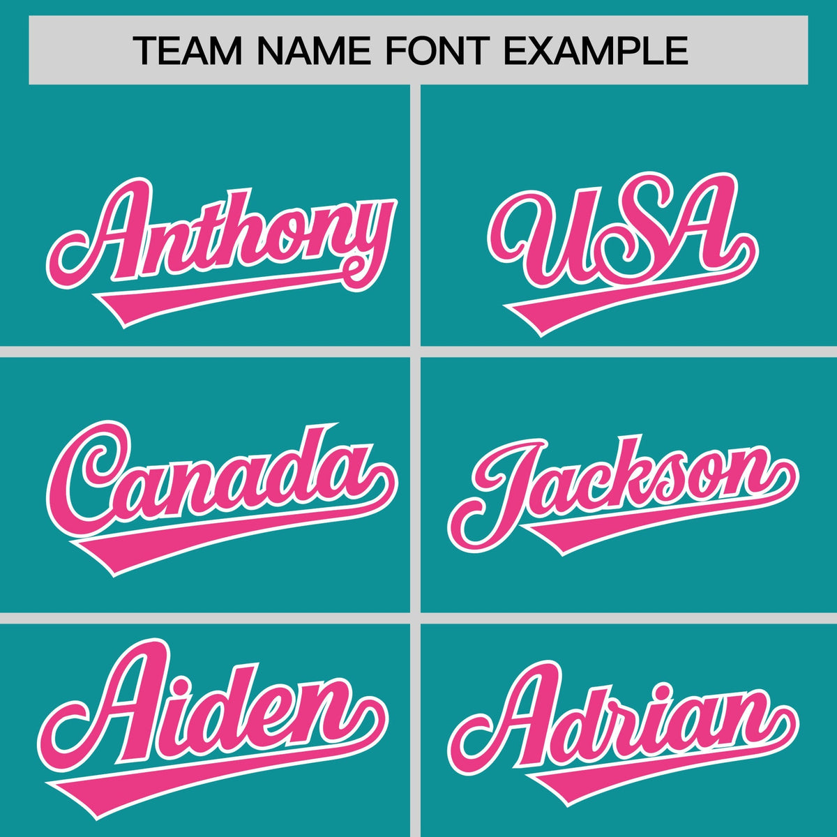 Custom Hockey Hoodie Jersey Aqua Pink Classic Style Add Name,Number &amp; Logo