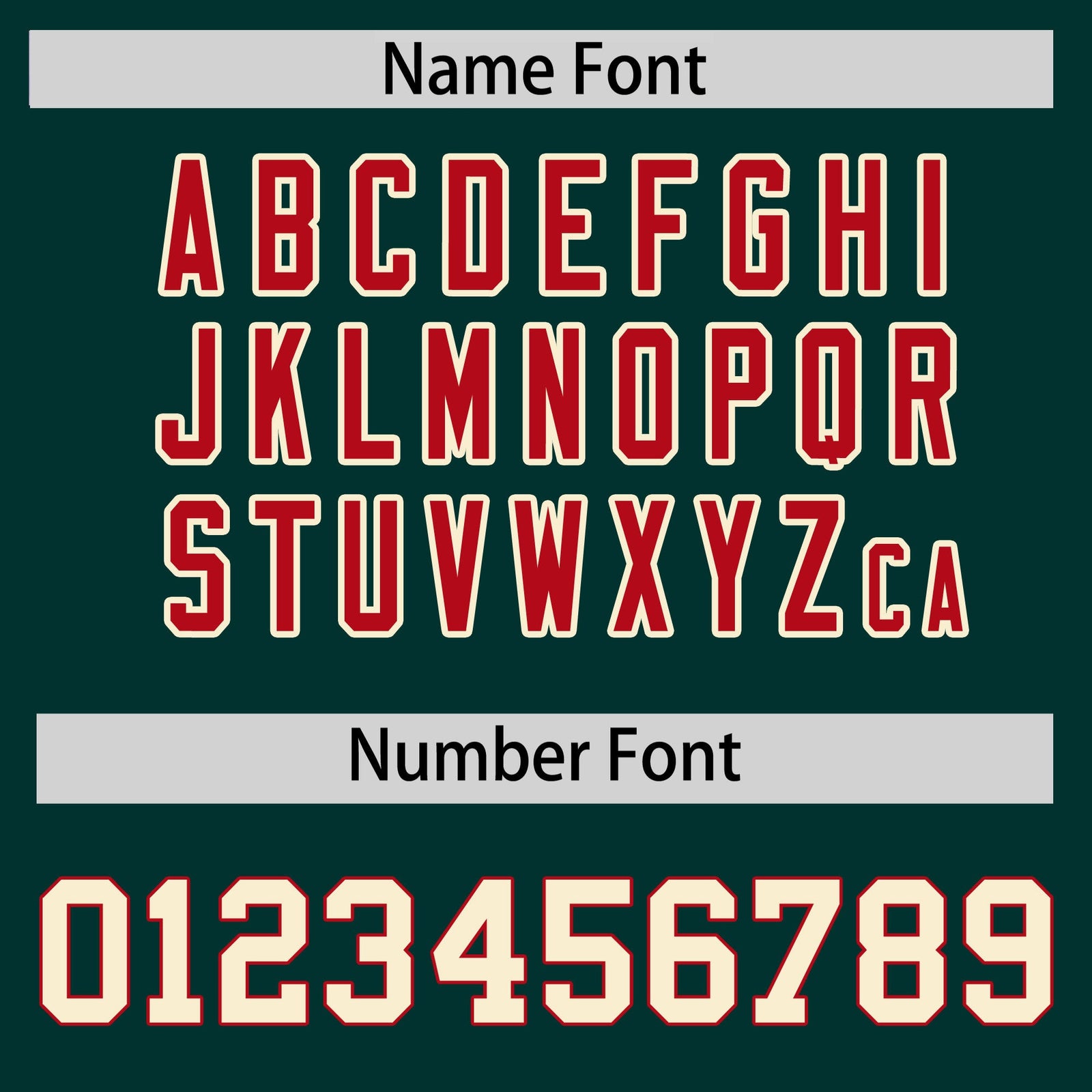 Custom Hockey Hoodie Jersey Midnight Green Red Classic Style Add Name,Number & Logo