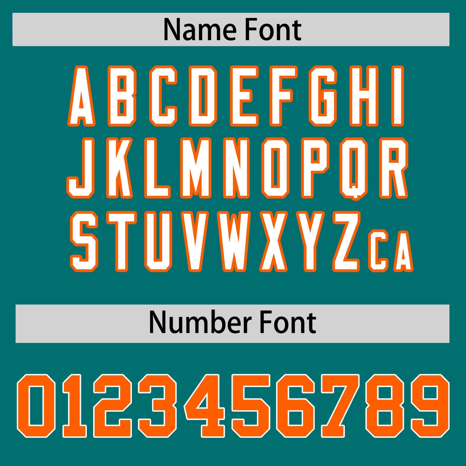 Custom Hockey Hoodie Jersey Teal Orange Classic Style Add Name,Number & Logo