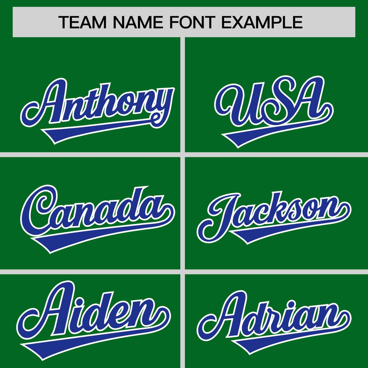 Custom Hockey Hoodie Jersey Kelly Green Royal Blue Classic Style Add Name,Number &amp; Logo