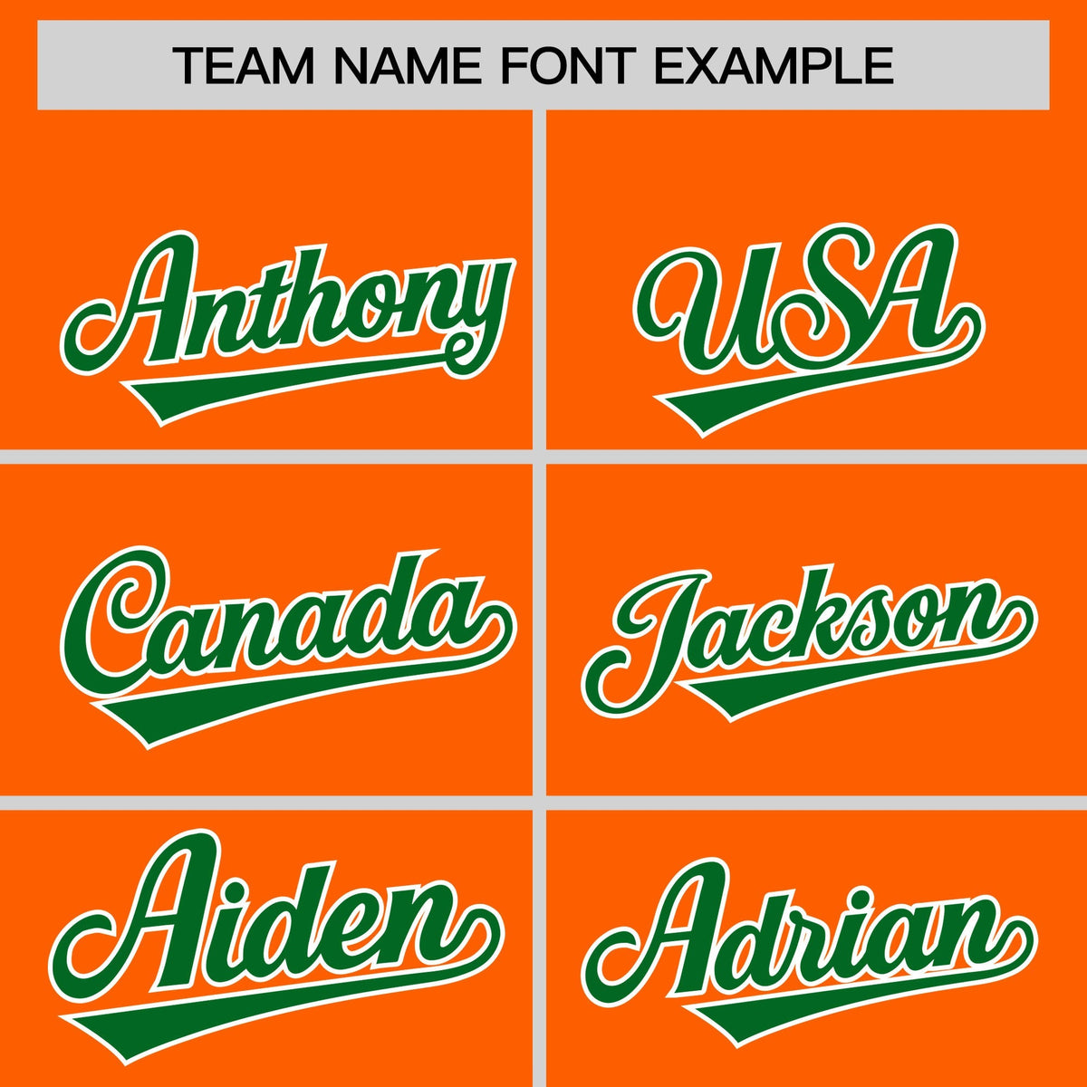 Custom Hockey Hoodie Jersey Orange Kelly Green Classic Style Add Name,Number &amp; Logo