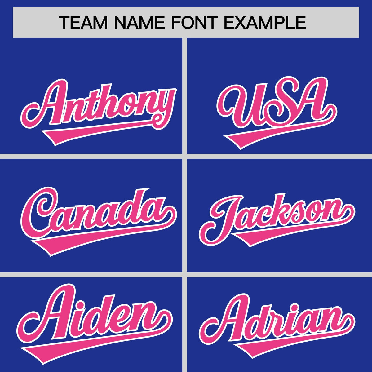 Custom Hockey Hoodie Jersey Royal Blue Pink Classic Style Add Name,Number &amp; Logo