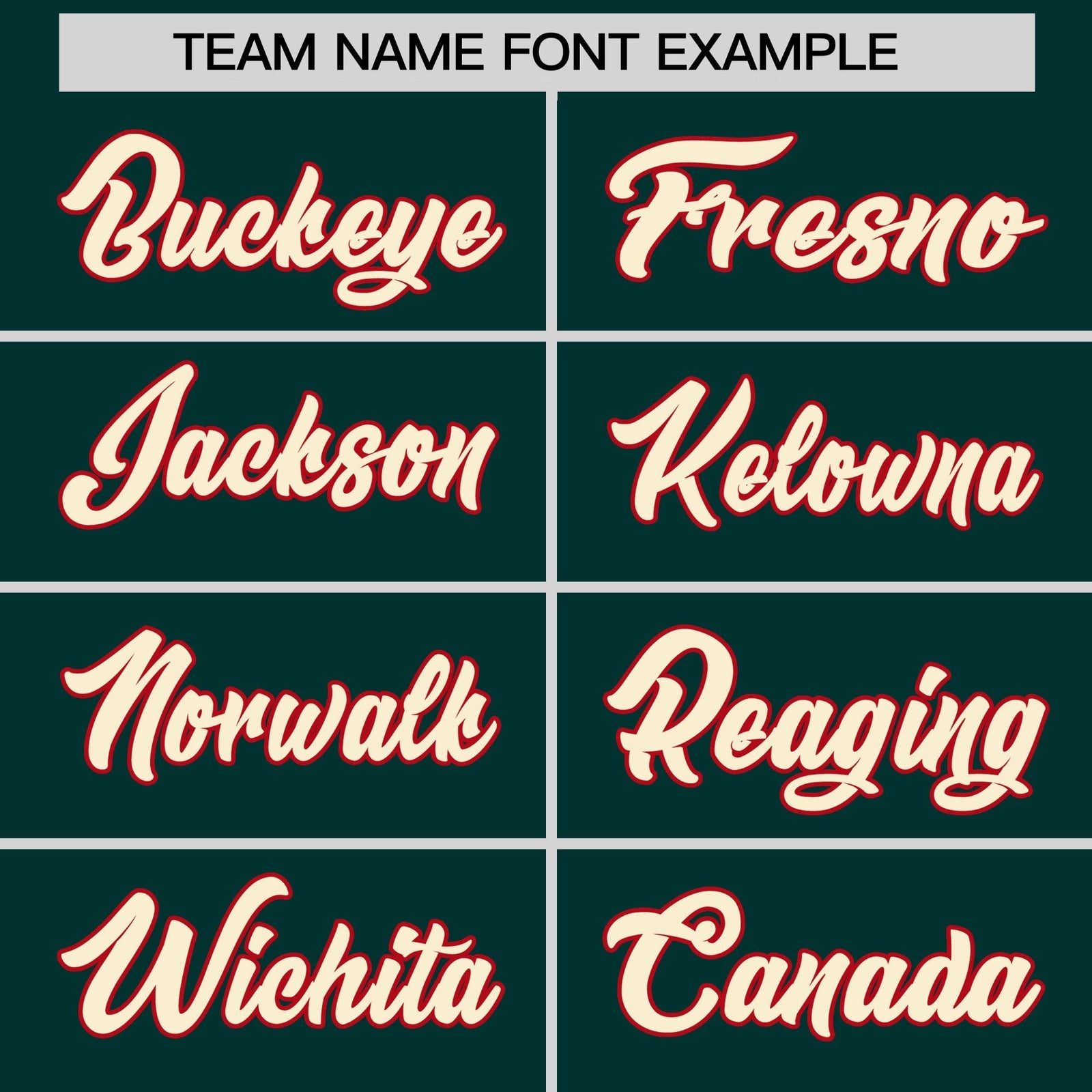 Custom Hockey Hoodie Jersey Midnight Green Red Classic Style Add Name,Number & Logo