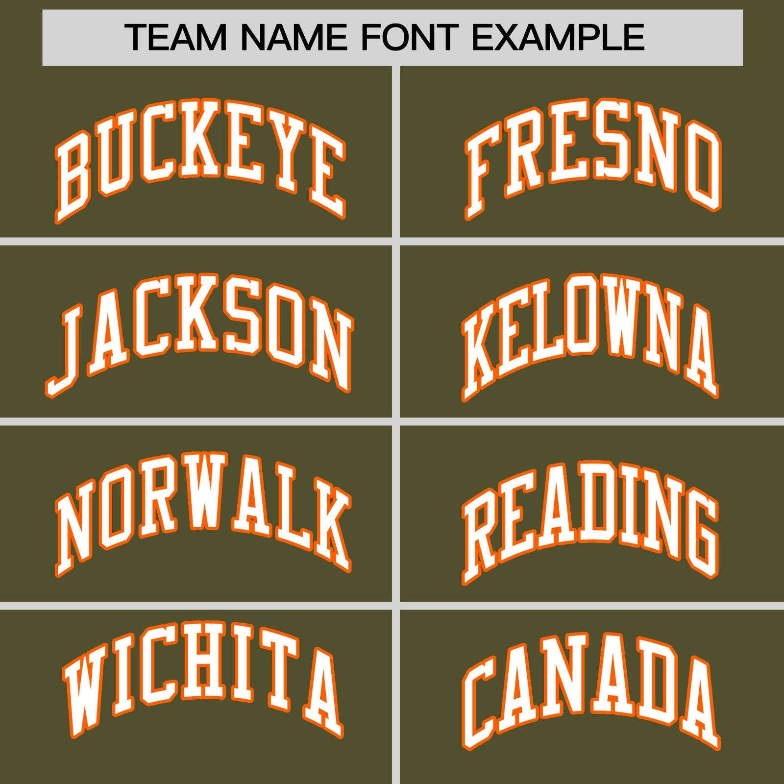 Custom Hockey Hoodie Jersey Olive Orange Classic Style for Men&Youth