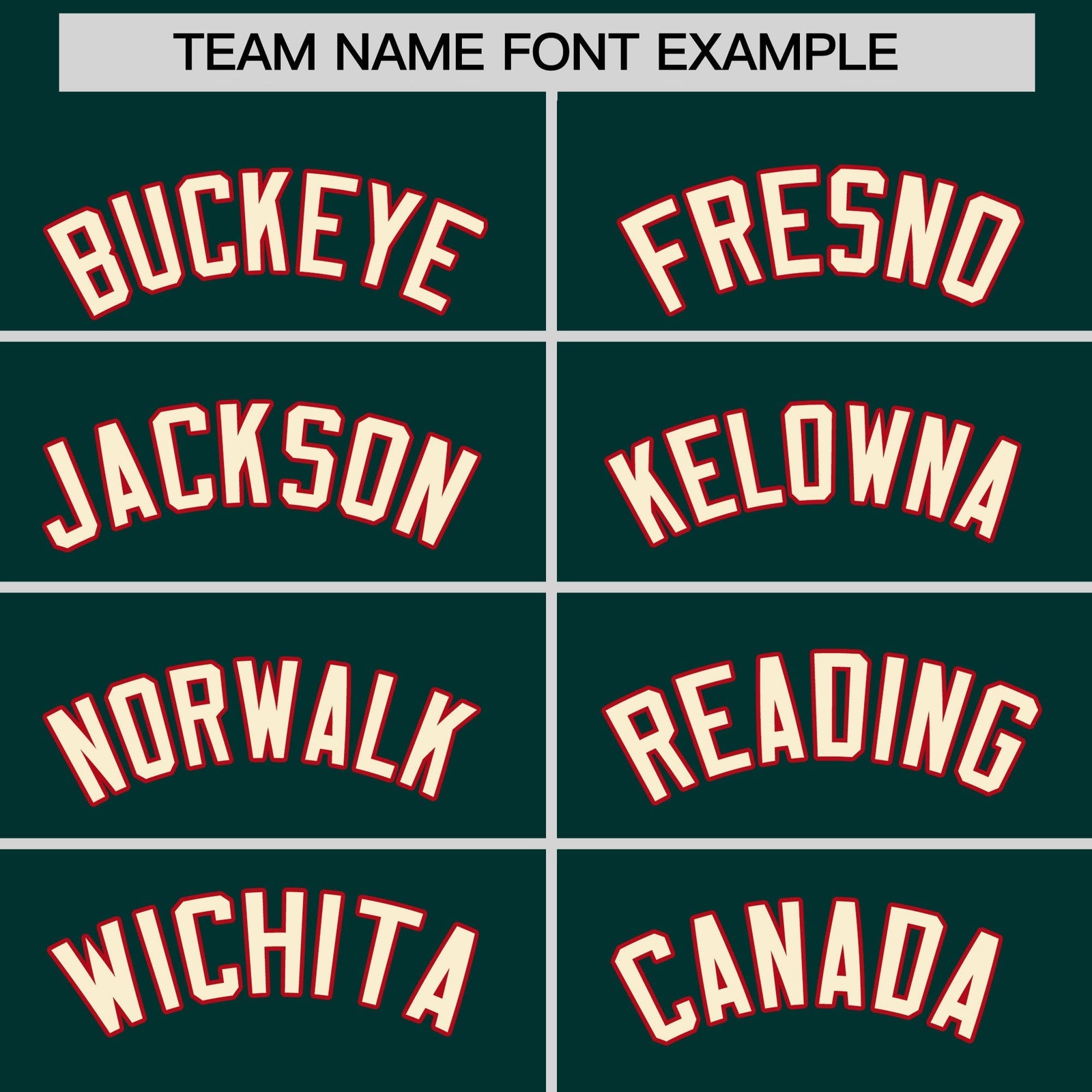 Custom Hockey Hoodie Jersey Midnight Green Red Classic Style Add Name,Number & Logo
