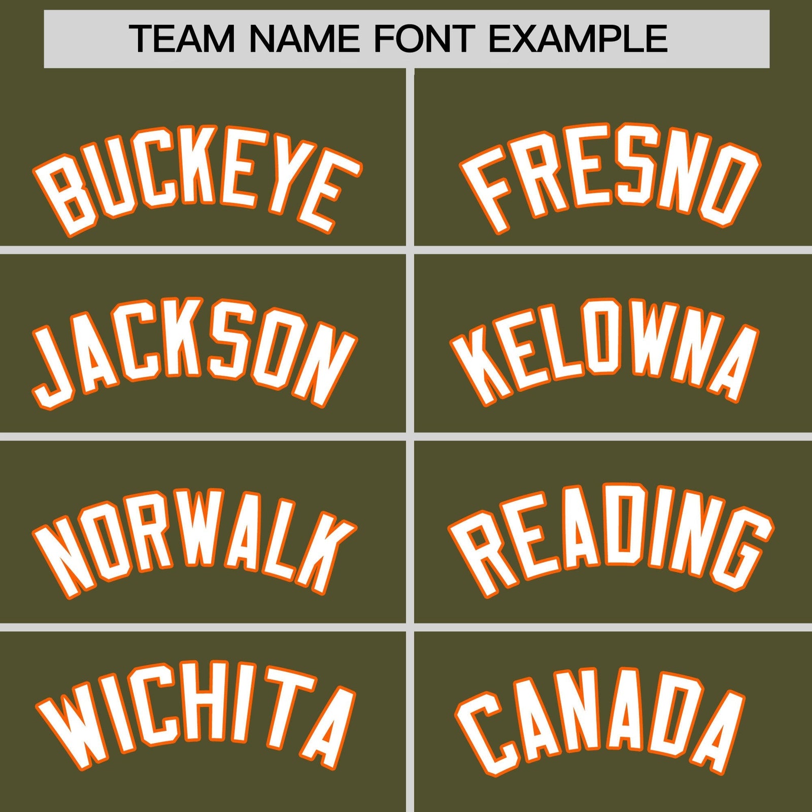 Custom Hockey Hoodie Jersey Olive Orange Classic Style for Men&Youth
