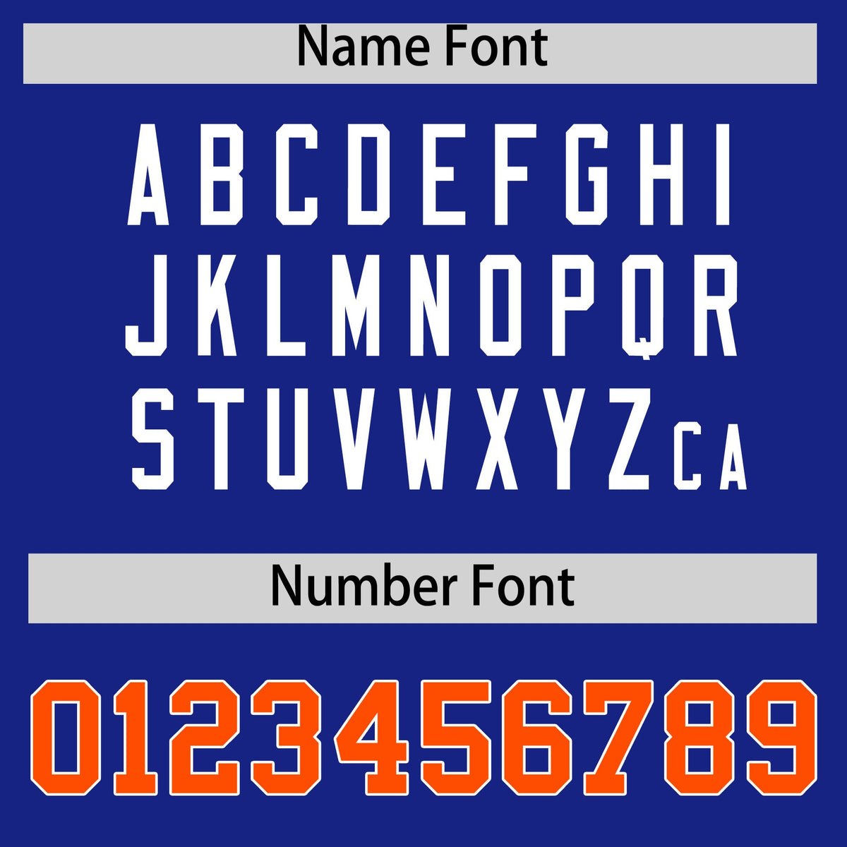 Custom Royal Blue Orange White Star Series Personalization Lace-Up Neck Hockey Jersey| KXKSHOP