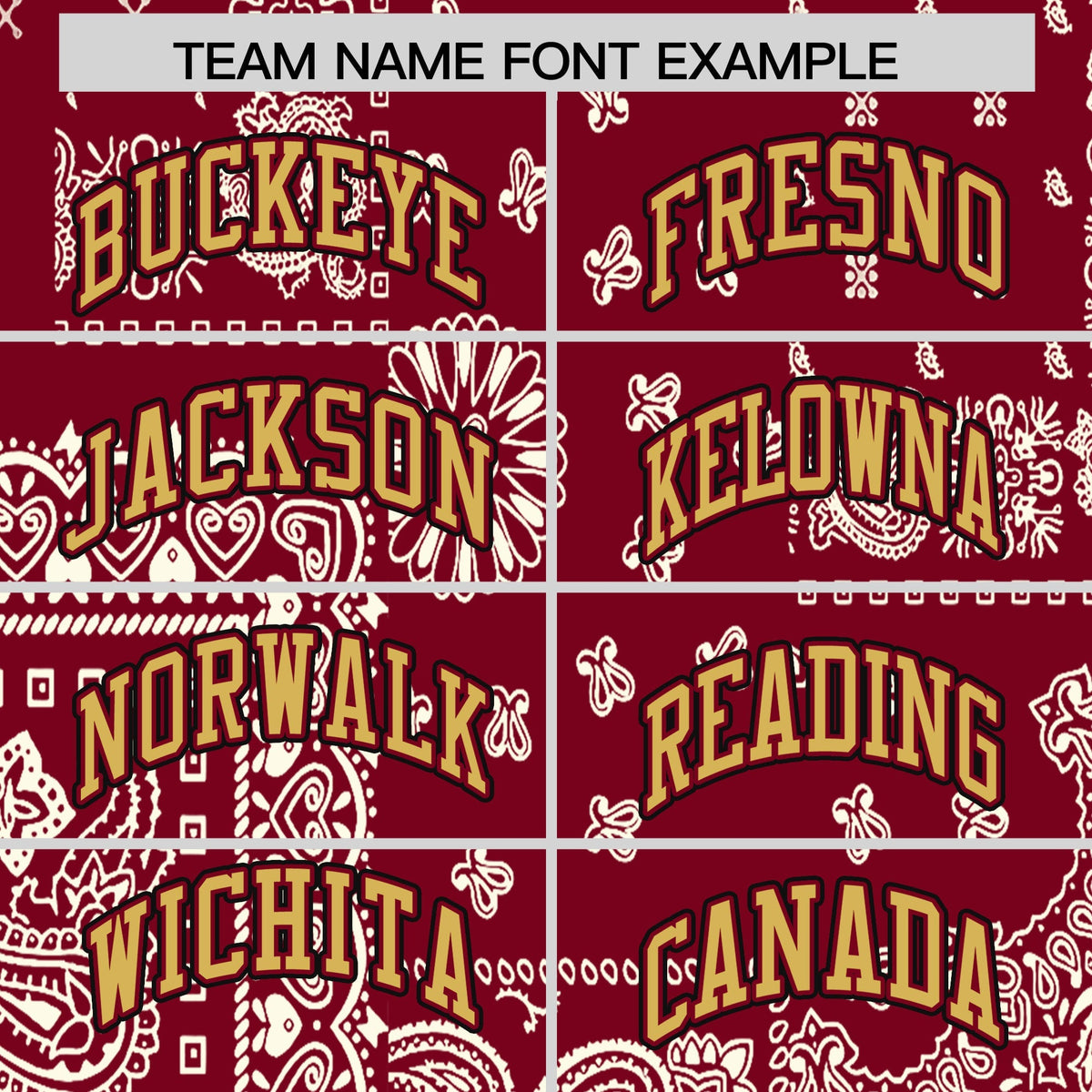 Custom Old Gold Crimson Cream Cashew Flower Graffiti Pattern V-Neck Hockey Jersey| KXKSHOP