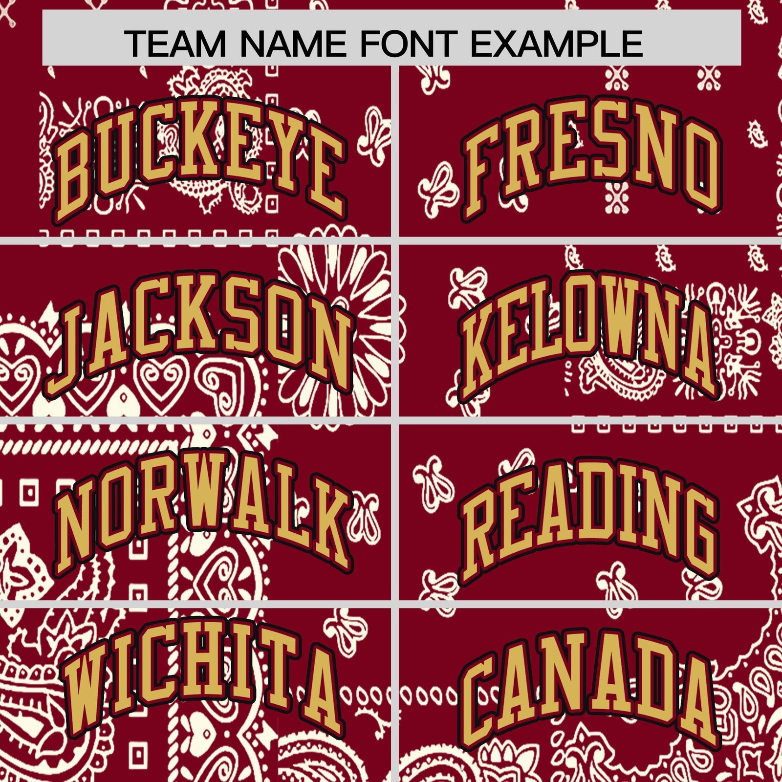 Custom Old Gold Crimson Cream Cashew Flower Graffiti Pattern V-Neck Hockey Jersey| KXKSHOP