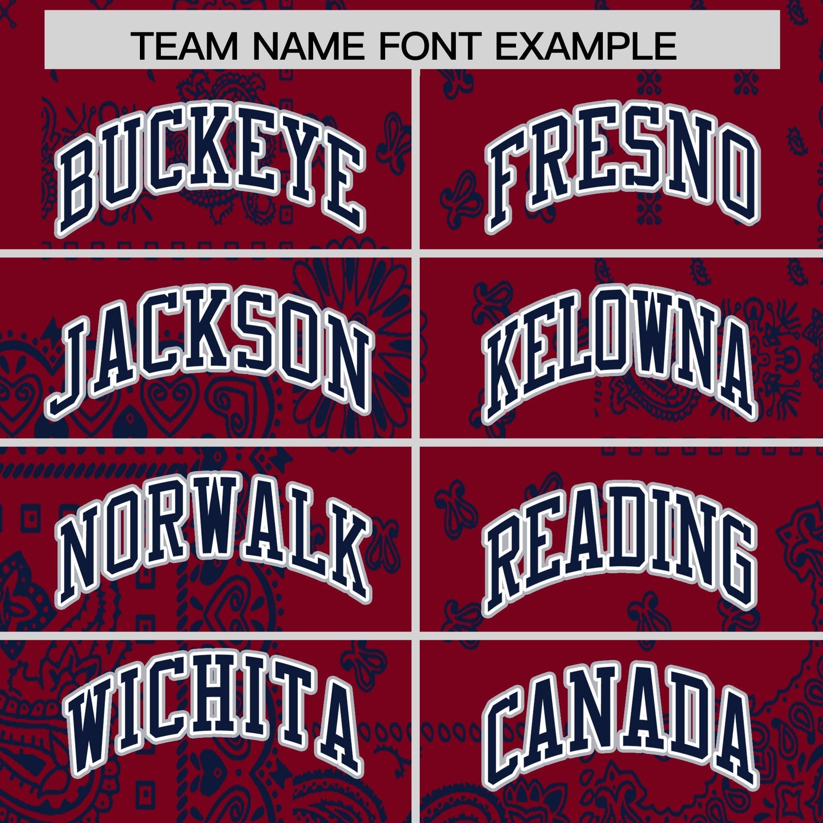 Custom Navy Crimson White Cashew Flower Graffiti Pattern V-Neck Hockey Jersey| KXKSHOP