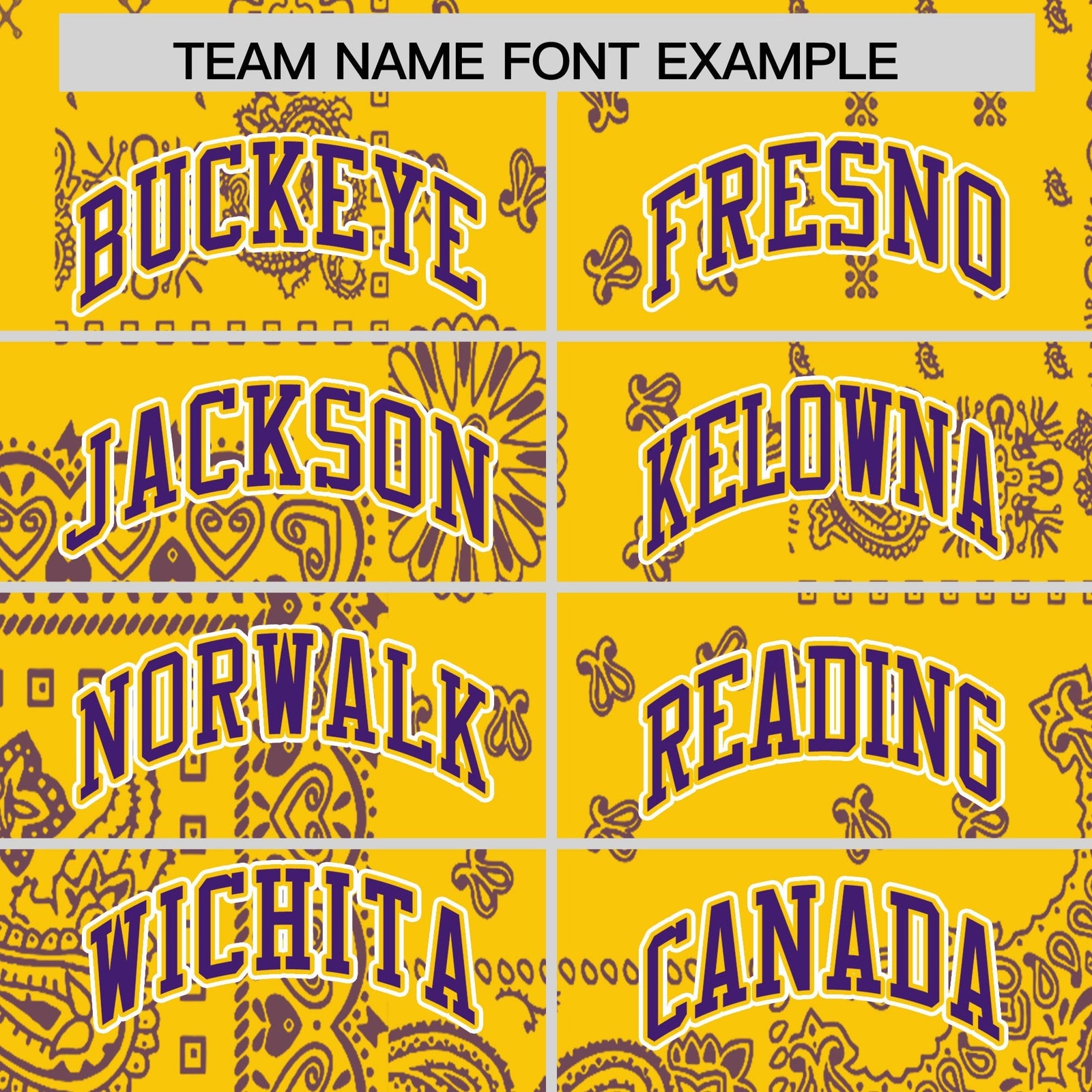 Custom Purple Gold White Cashew Flower Graffiti Pattern V-Neck Hockey Jersey| KXKSHOP