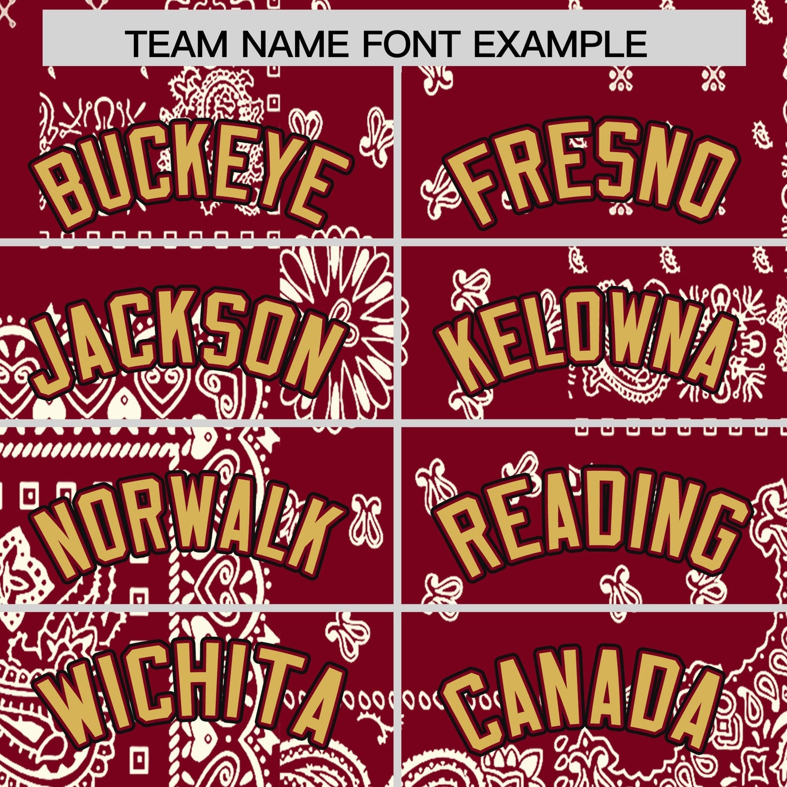 Custom Old Gold Crimson Cream Cashew Flower Graffiti Pattern V-Neck Hockey Jersey| KXKSHOP