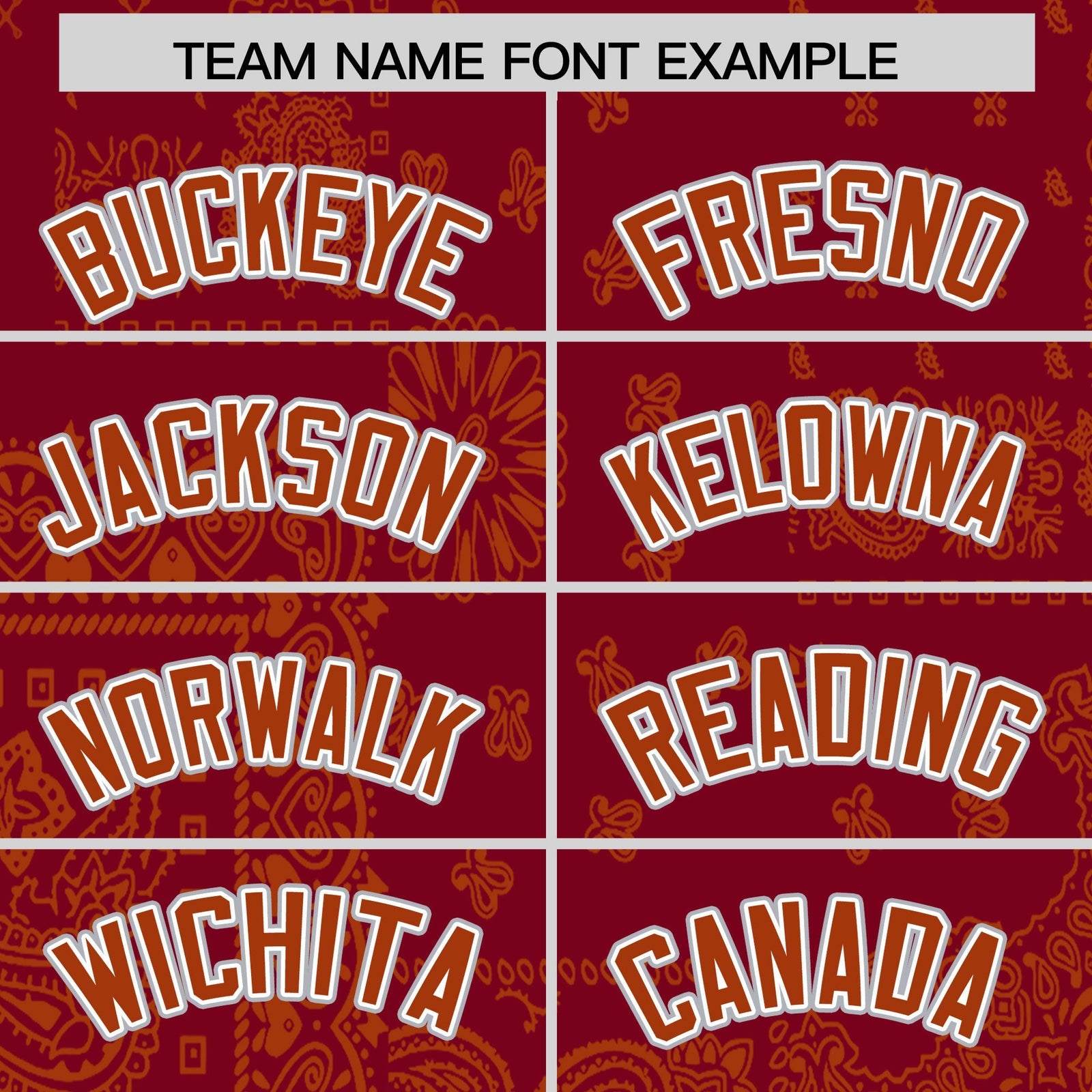Custom Dark Orange Crimson White Cashew Flower Graffiti Pattern V-Neck Hockey Jersey| KXKSHOP