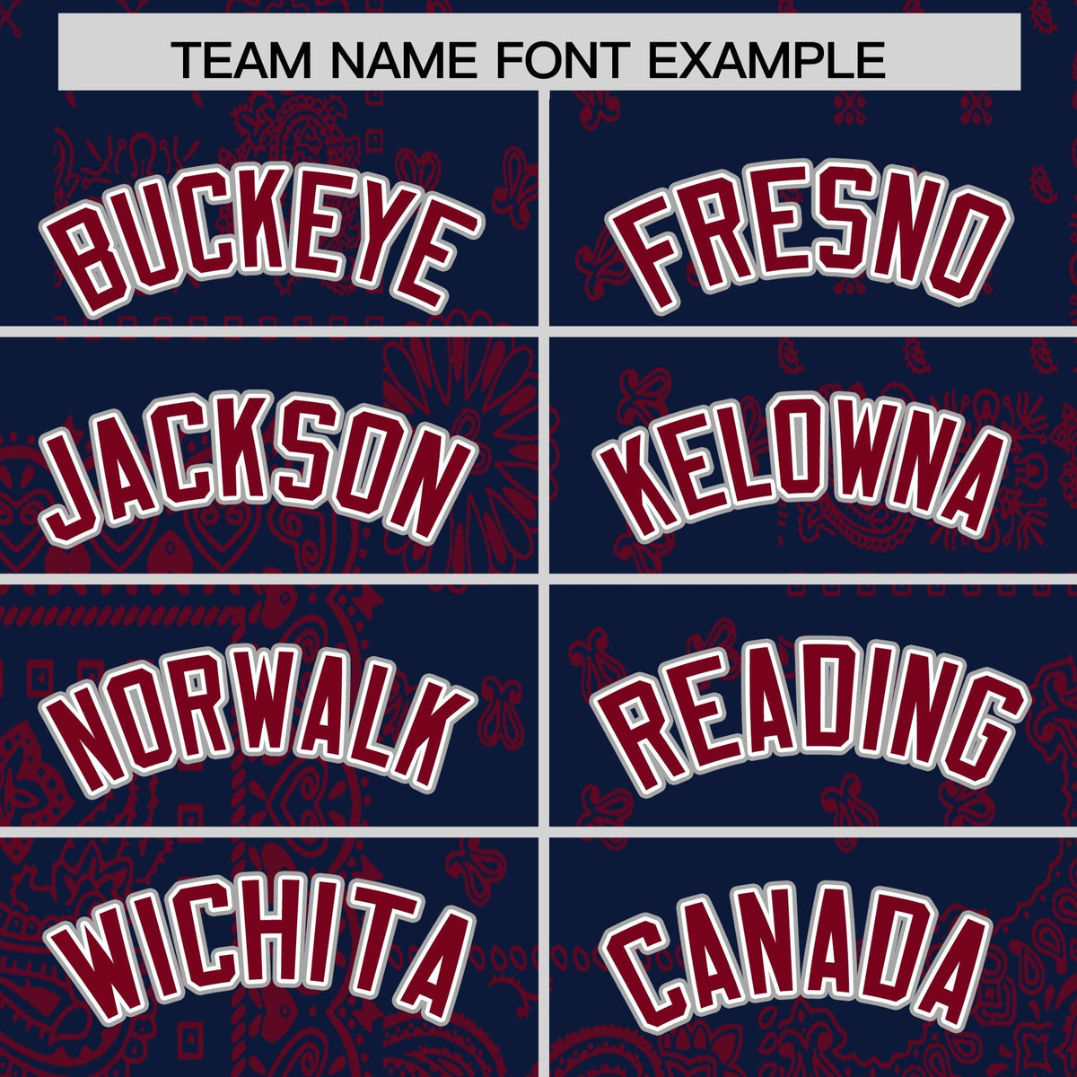 Custom Crimson Navy White Cashew Flower Graffiti Pattern V-Neck Hockey Jersey| KXKSHOP