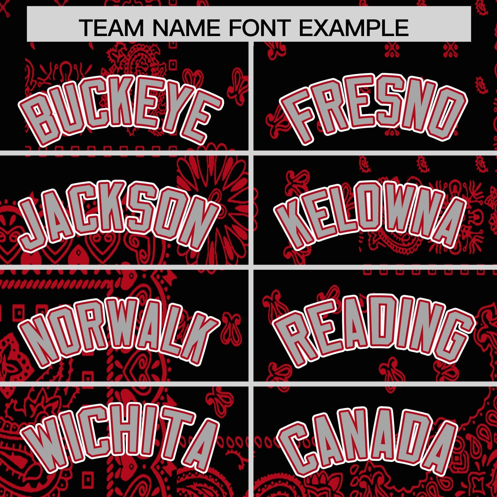 Custom Red Black White Cashew Flower Graffiti Pattern V-Neck Hockey Jersey| KXKSHOP