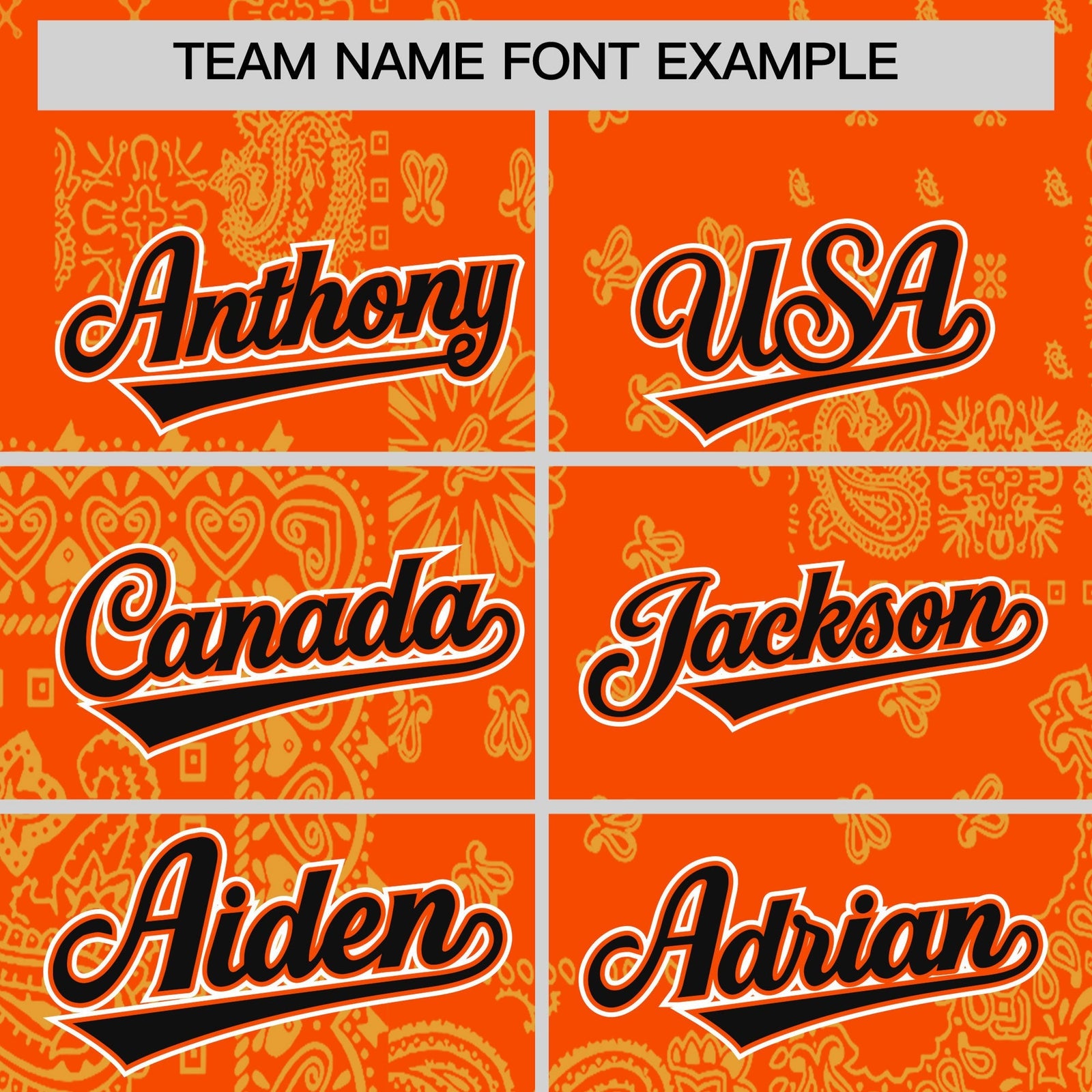 Custom Old Gold Orange White Cashew Flower Graffiti Pattern V-Neck Hockey Jersey| KXKSHOP