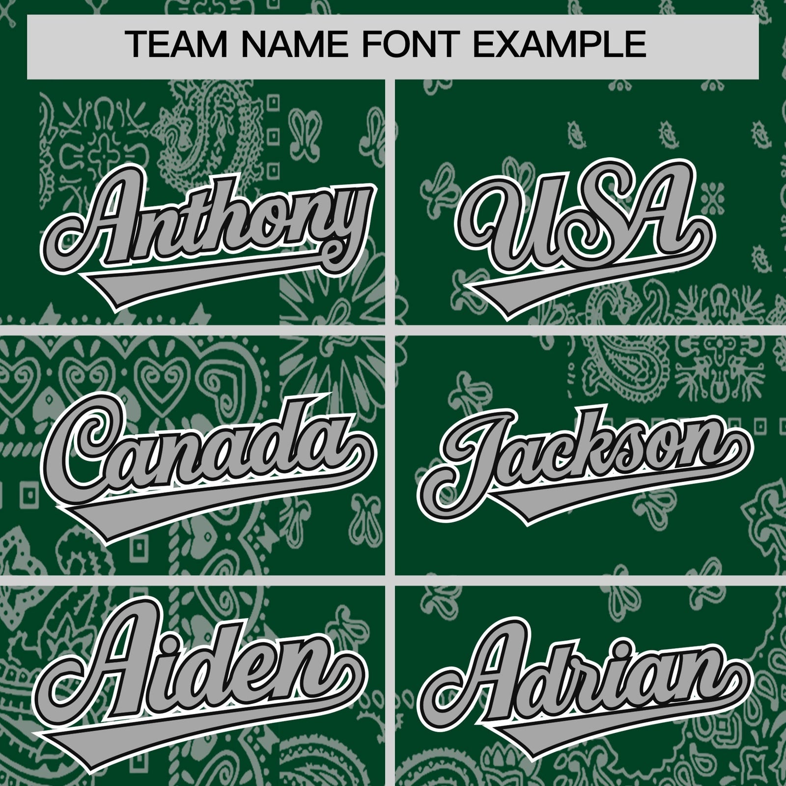 Custom Black Green White Cashew Flower Graffiti Pattern V-Neck Hockey Jersey| KXKSHOP