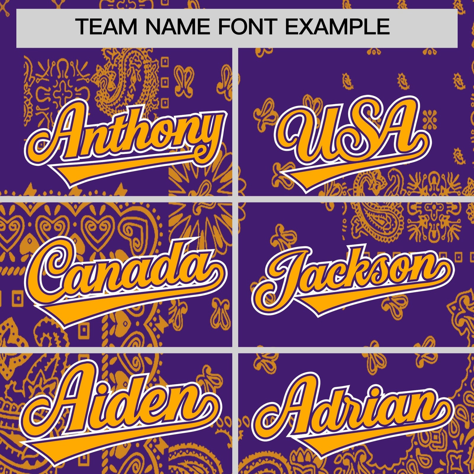 Custom Yellow Purple White Cashew Flower Graffiti Pattern V-Neck Hockey Jersey| KXKSHOP