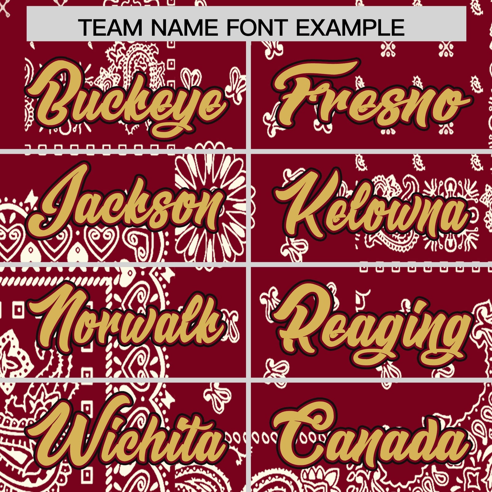 Custom Old Gold Crimson Cream Cashew Flower Graffiti Pattern V-Neck Hockey Jersey| KXKSHOP