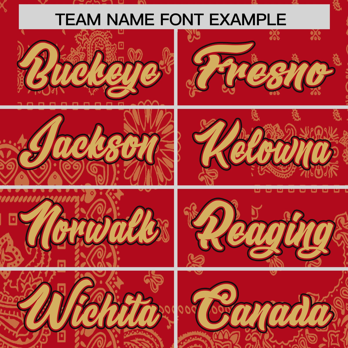 Custom Old Gold Red White Cashew Flower Graffiti Pattern V-Neck Hockey Jersey| KXKSHOP