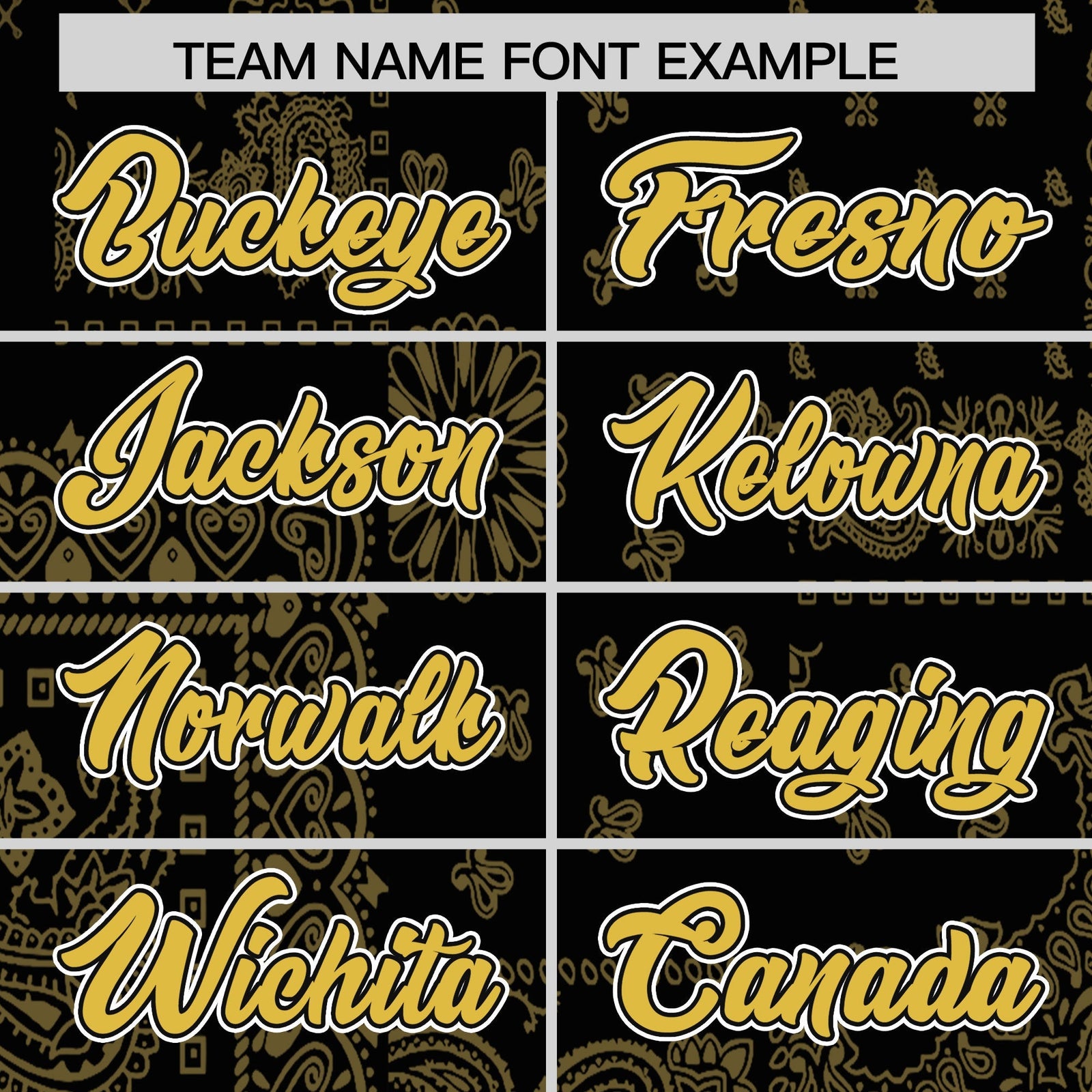 Custom Old Gold Black White Cashew Flower Graffiti Pattern V-Neck Hockey Jersey| KXKSHOP