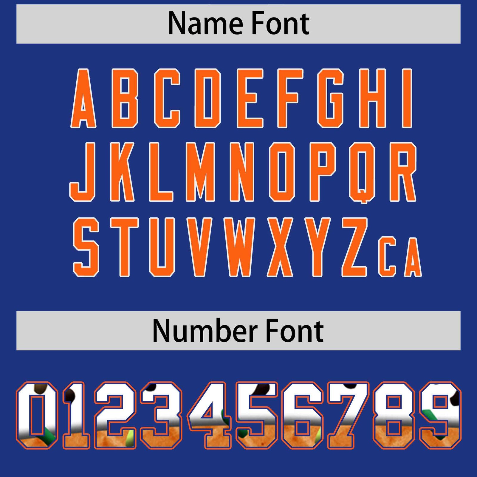 Custom Royal Blue Orange Ice Cream Helmet Pattern Personalized V-Neck Hockey Jersey