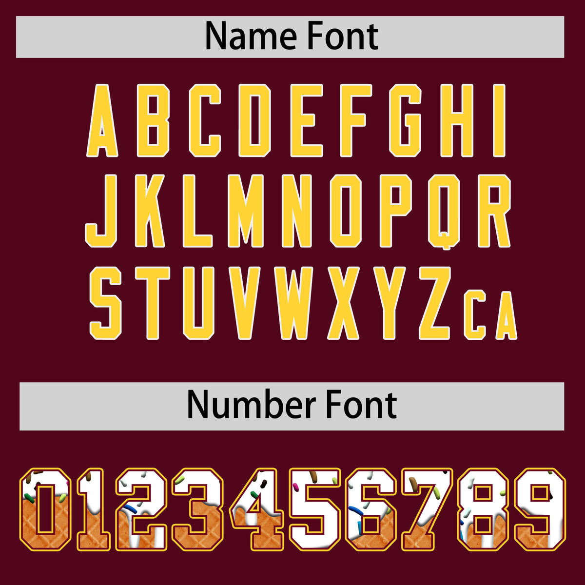 Custom Crimson Gold Ice Cream Helmet Pattern Personalized V-Neck Hockey Jersey| KXKSHOP