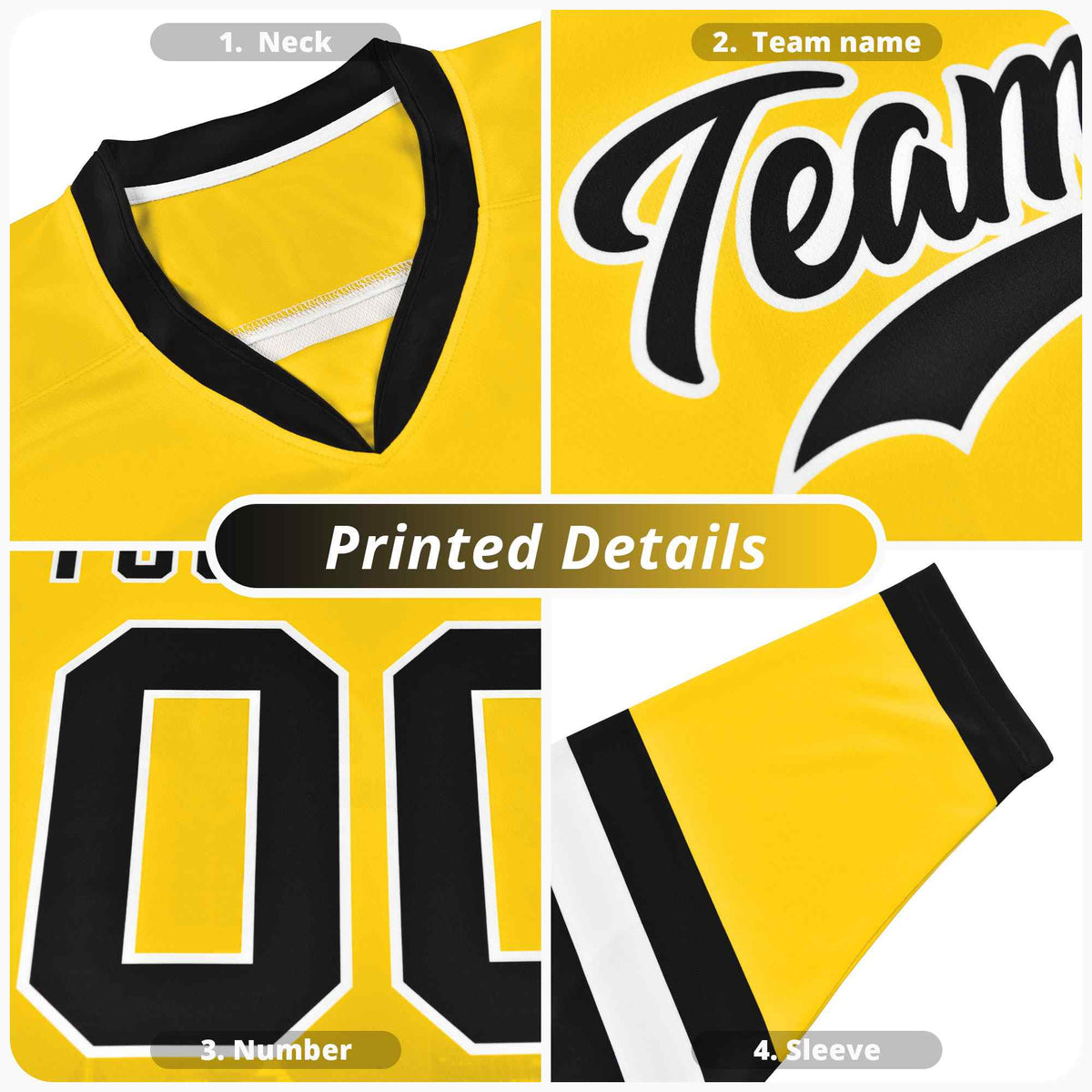 Custom Navy Teal Ice Cream Helmet Pattern Personalized V-Neck Hockey Jersey