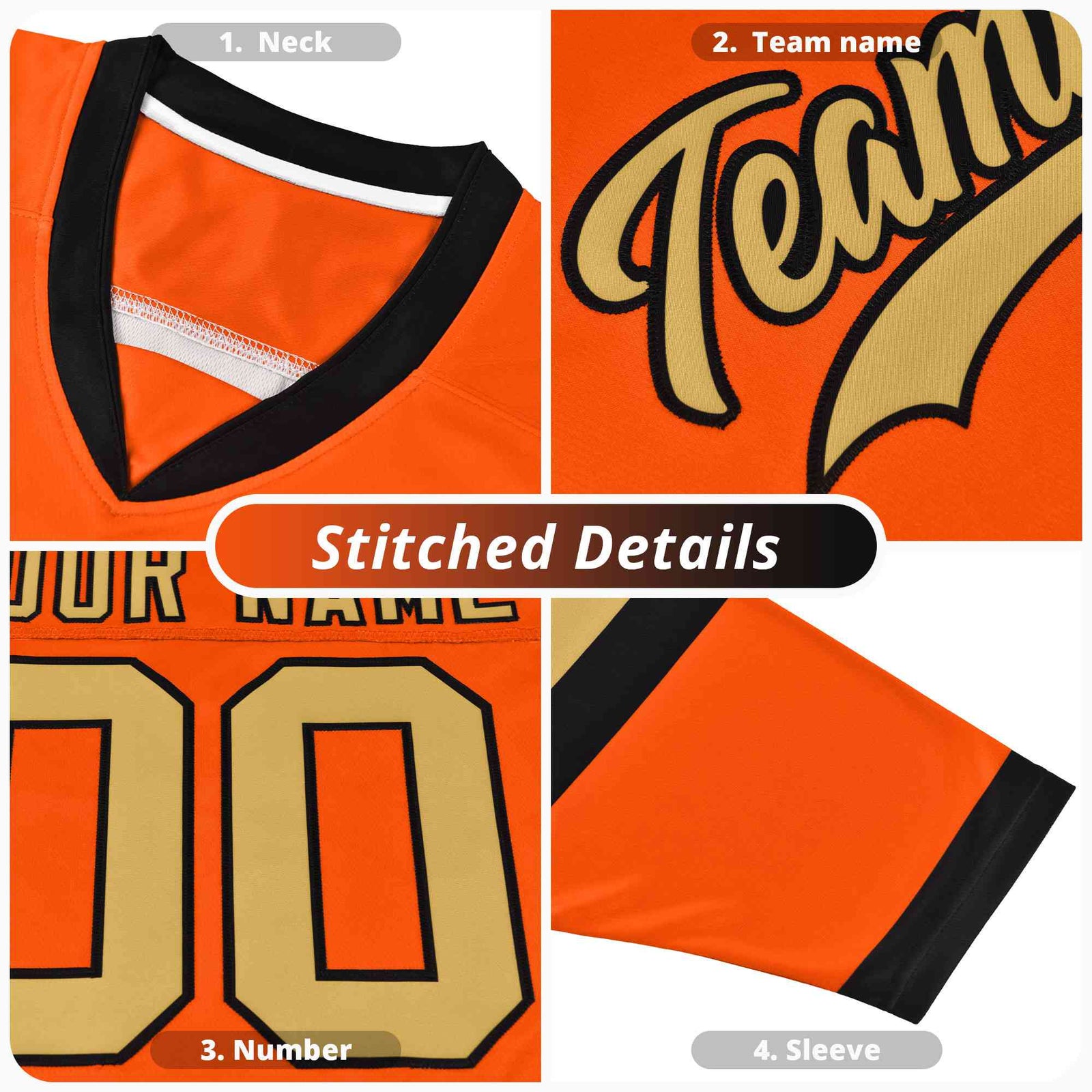 Custom Neon Green Navy Ice Cream Pattern Personalized V-Neck Hockey Jersey