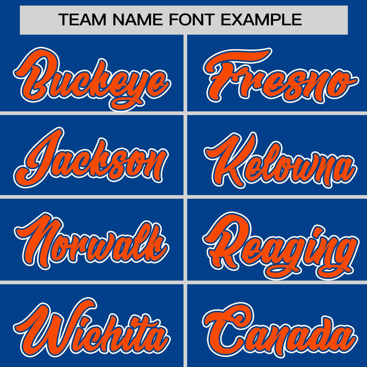 Custom Royal Orange Personalized Raglan Sleeves Round-Neck Hockey Jersey