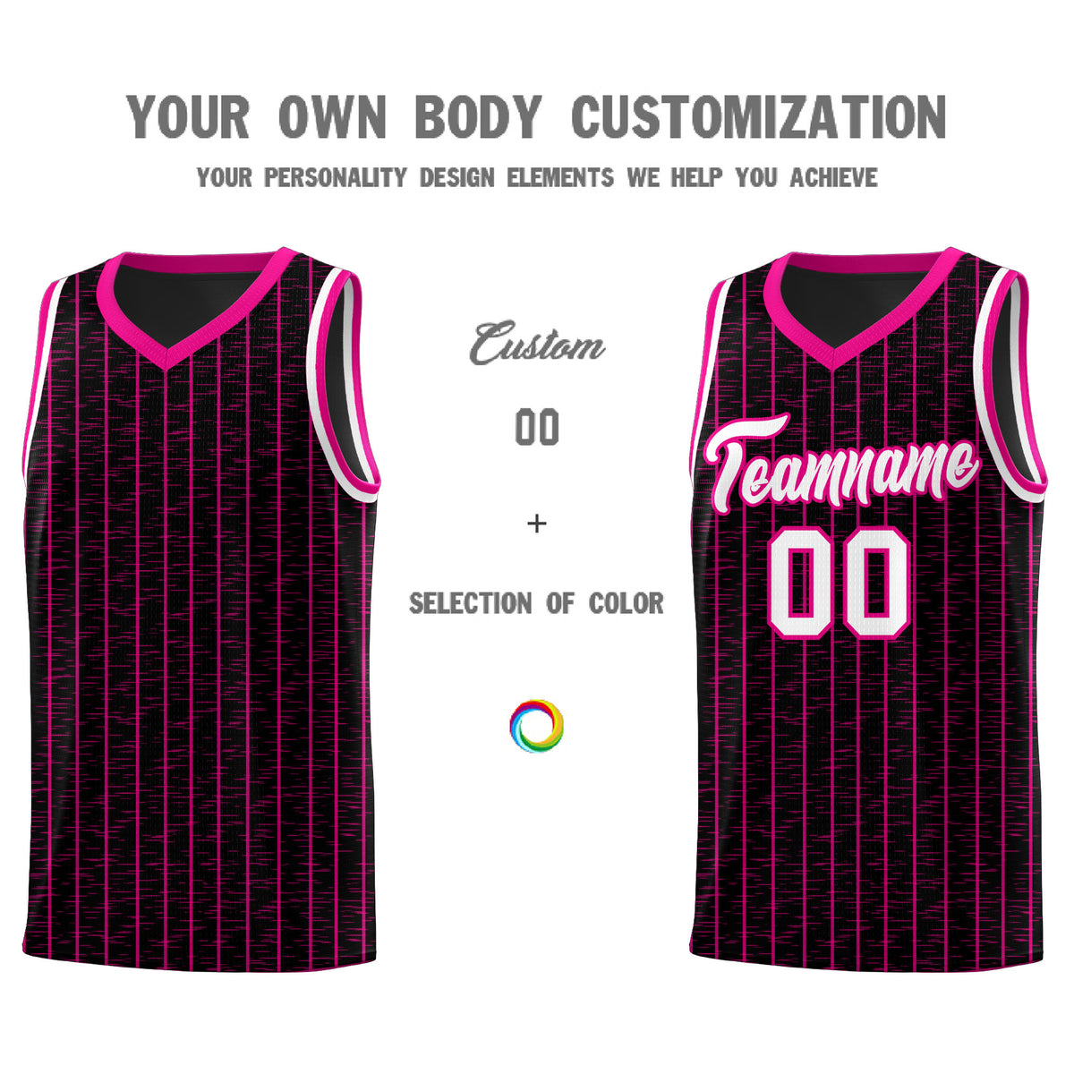 Custom Black Custom Gray Pinstripe Retro Sets Uniform Basketball Jersey