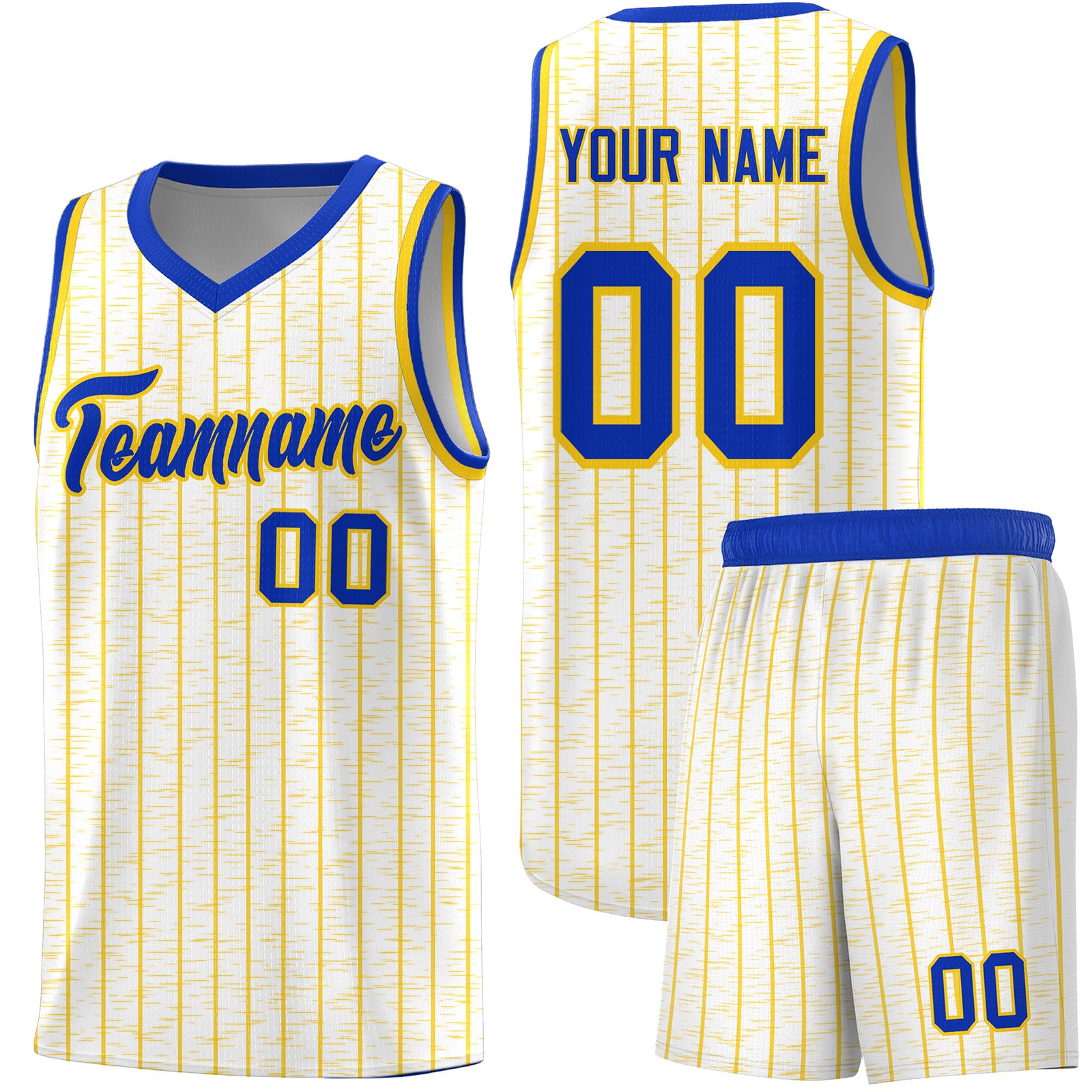 Custom White Custom Gray Pinstripe Retro Sets Uniform Basketball Jersey