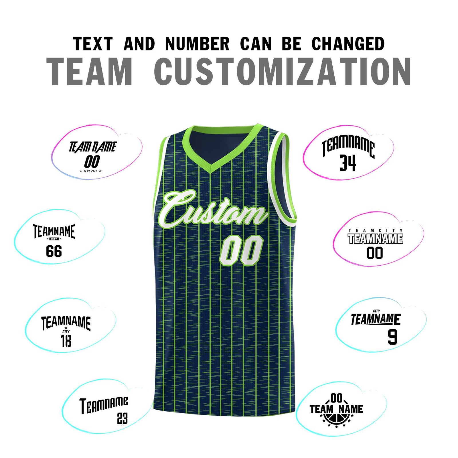 Custom Navy Custom Gray Pinstripe Retro Sets Uniform Basketball Jersey