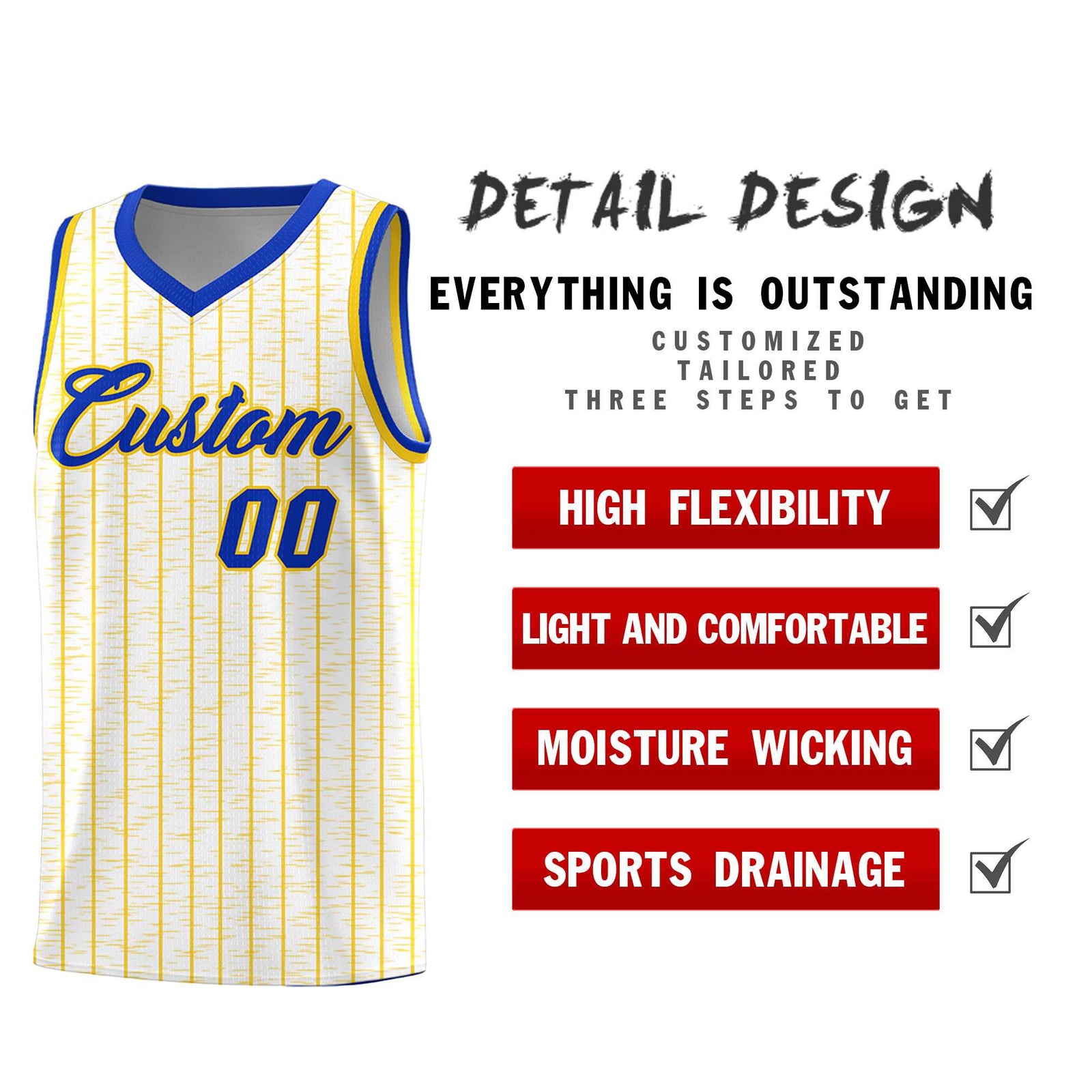 Custom White Custom Gray Pinstripe Retro Sets Uniform Basketball Jersey