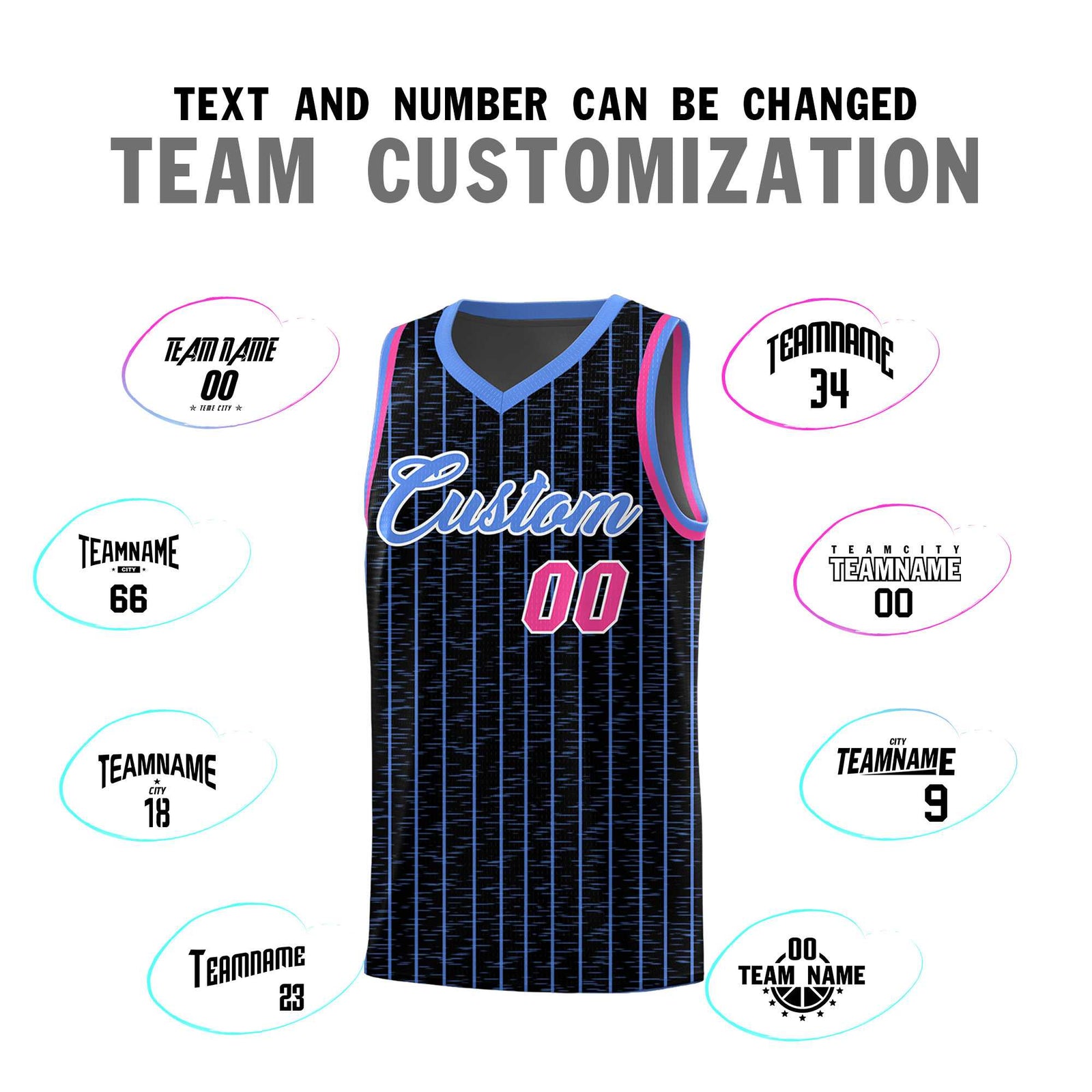 Custom Black Custom Gray Pinstripe Retro Sets Uniform Basketball Jersey