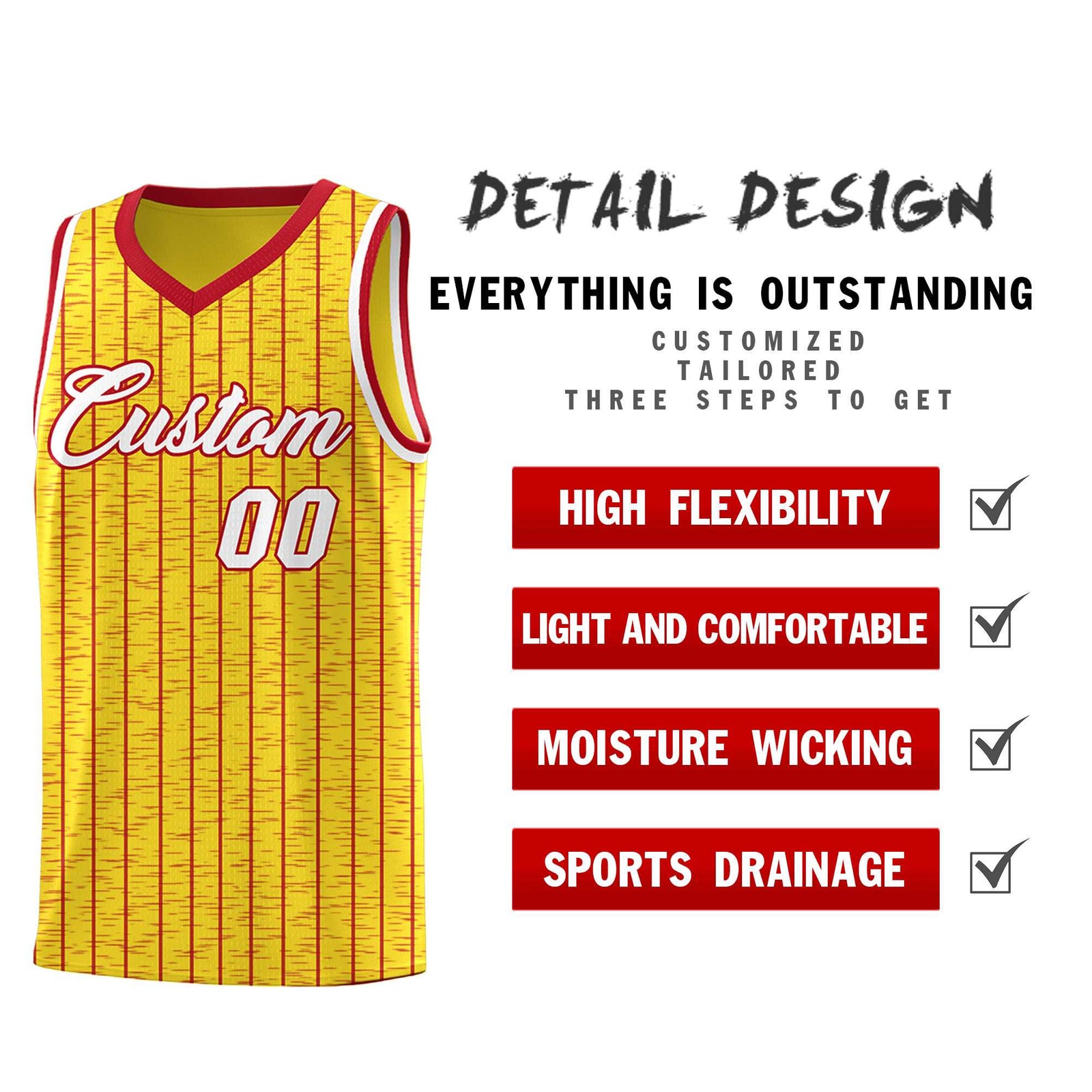 Custom Gold Custom Gray Pinstripe Retro Sets Uniform Basketball Jersey