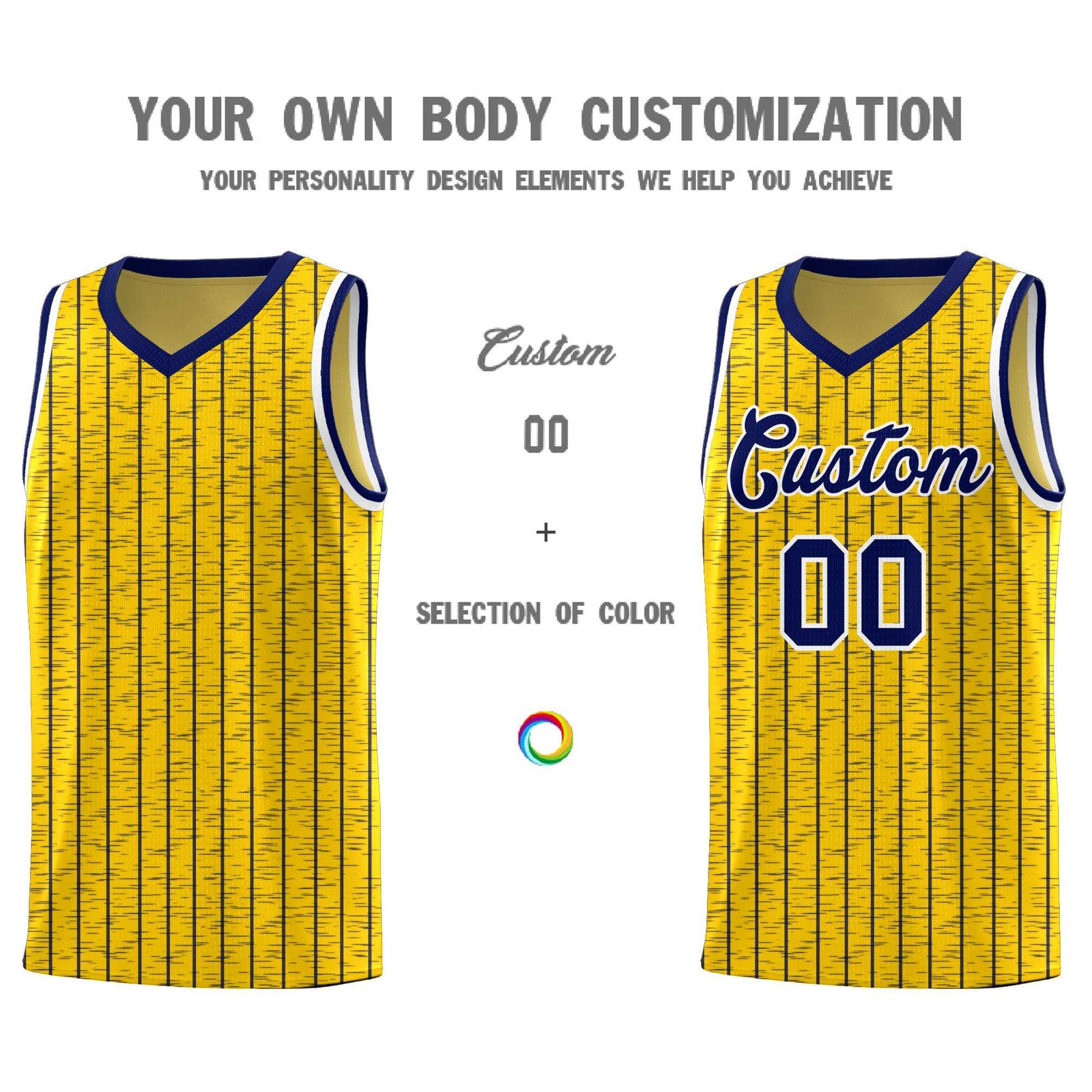 Custom Gold Custom Gray Pinstripe Retro Sets Uniform Basketball Jersey