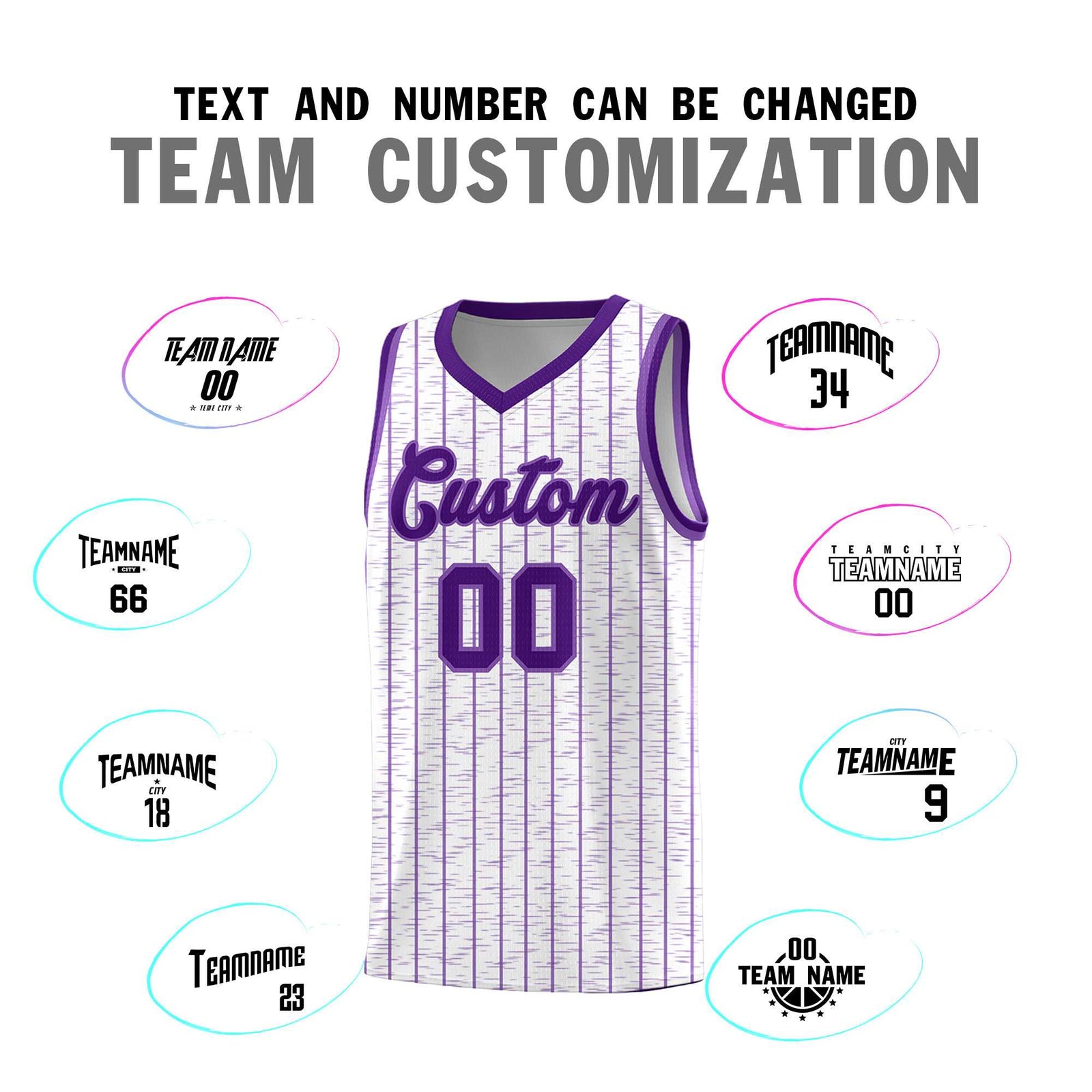 Custom White Custom Gray Pinstripe Retro Sets Uniform Basketball Jersey