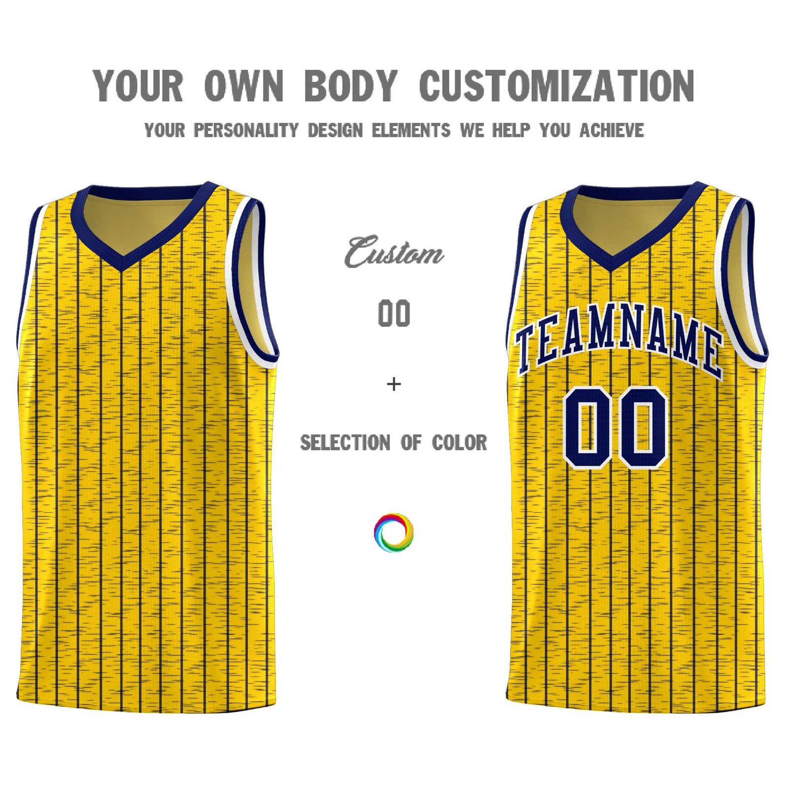 Custom Gold Custom Gray Pinstripe Retro Sets Uniform Basketball Jersey