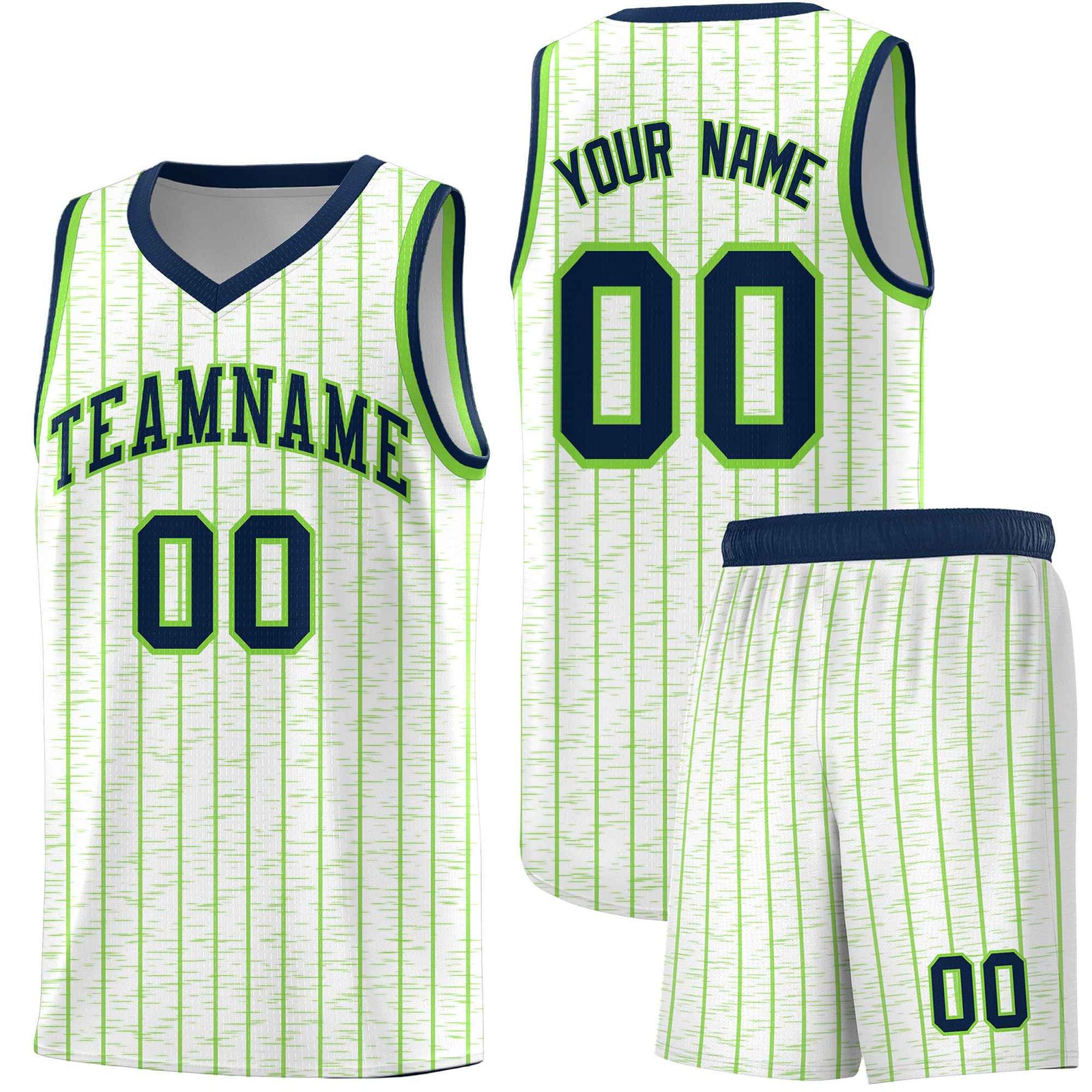 Custom White Custom Gray Pinstripe Retro Sets Uniform Basketball Jersey