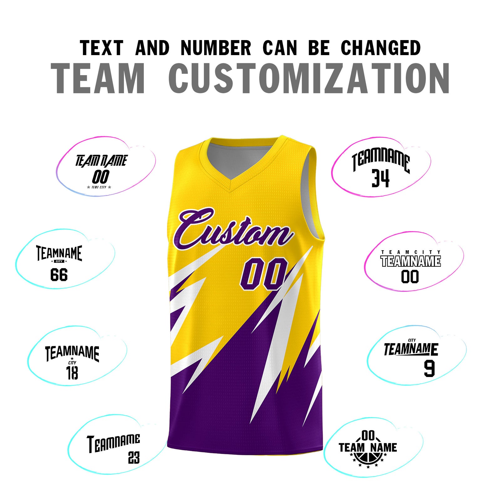 Custom Gold Abstract Mountain Pattern Sports Uniform Basketball Jersey