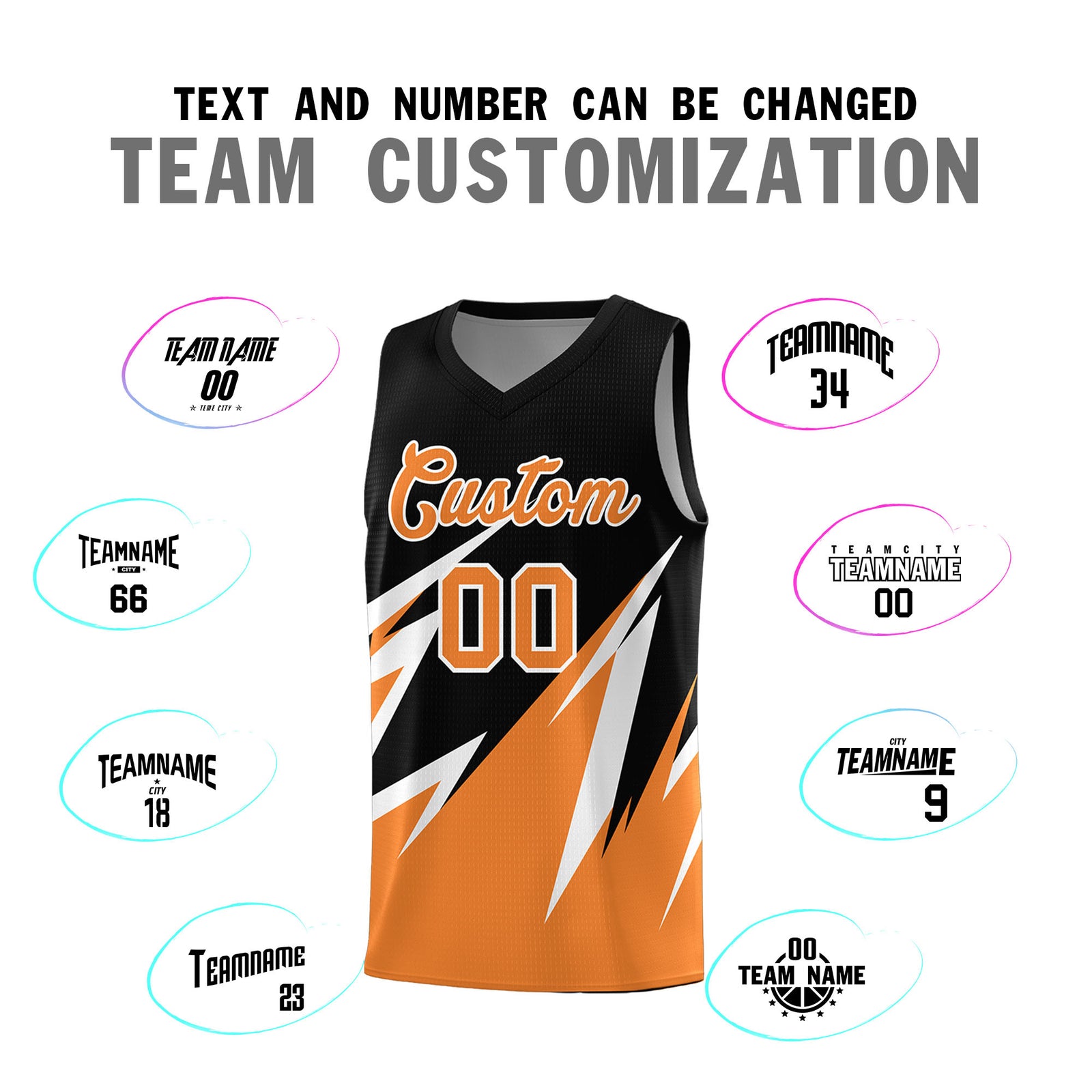 Custom Black Abstract Mountain Pattern Sports Uniform Basketball Jersey