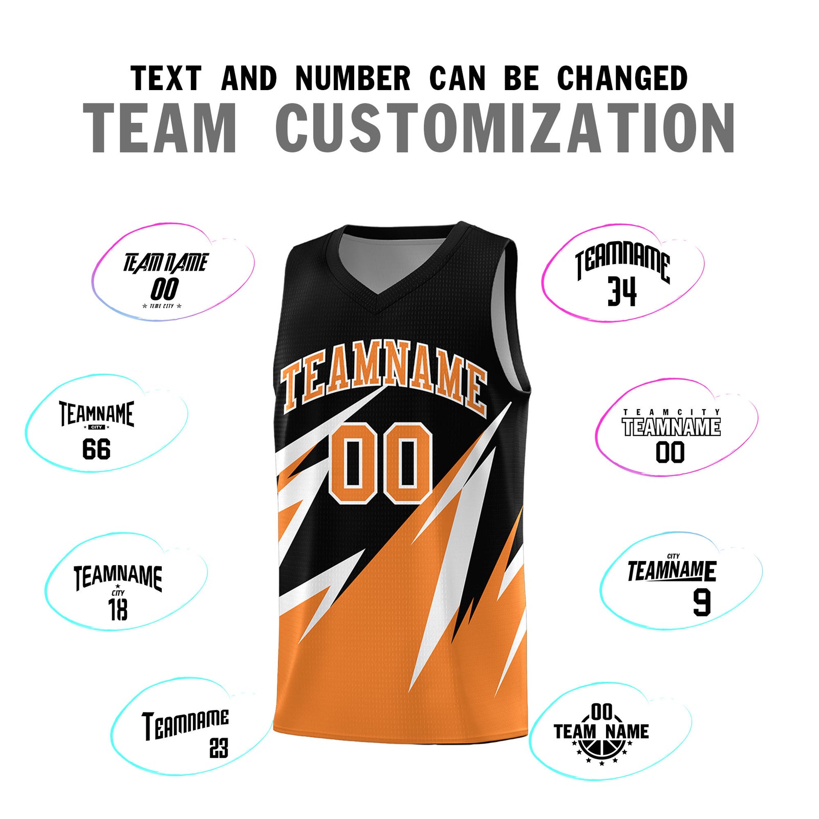 Custom Black Abstract Mountain Pattern Sports Uniform Basketball Jersey